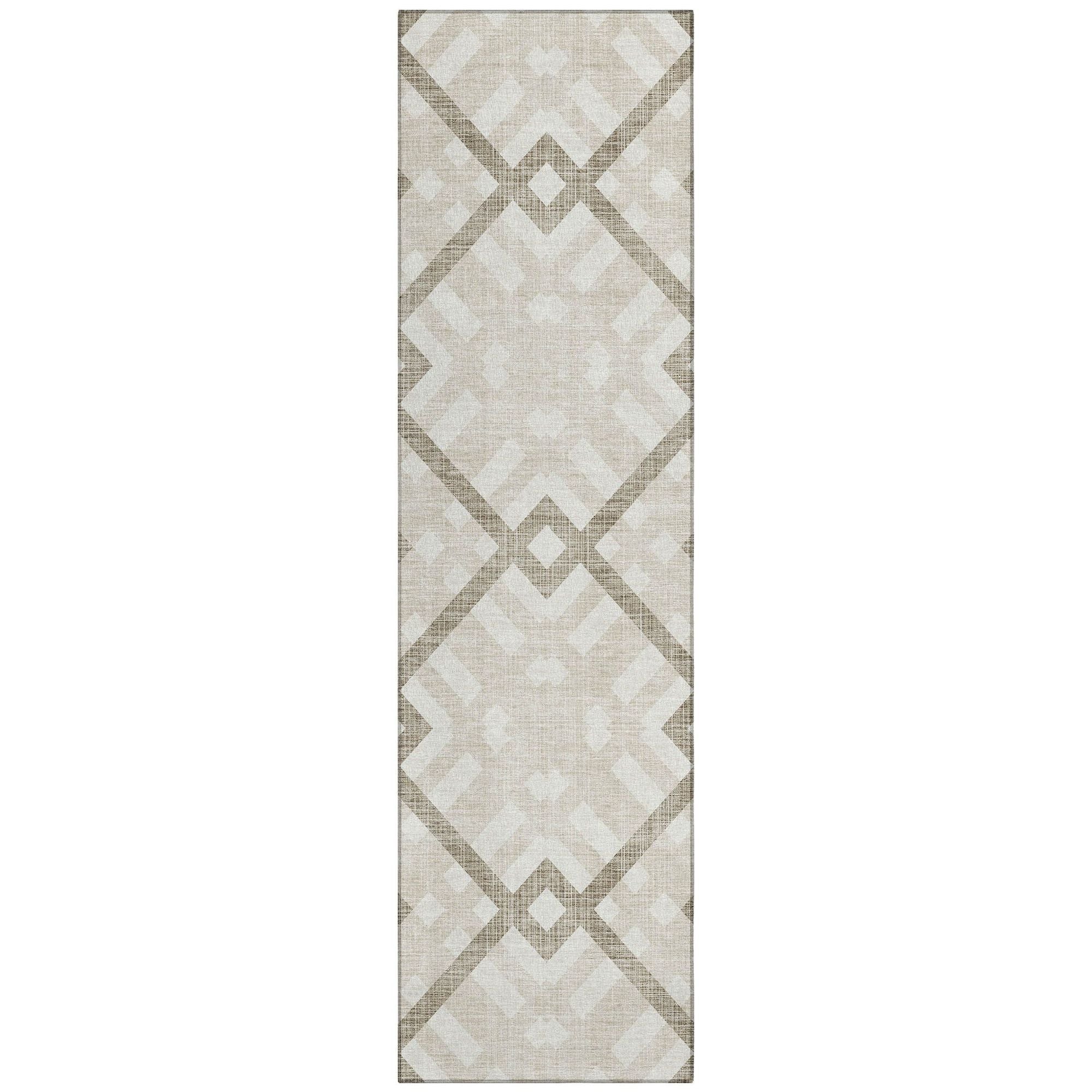 Machine Made ACN616 Beige Brown Rugs #color_beige brown