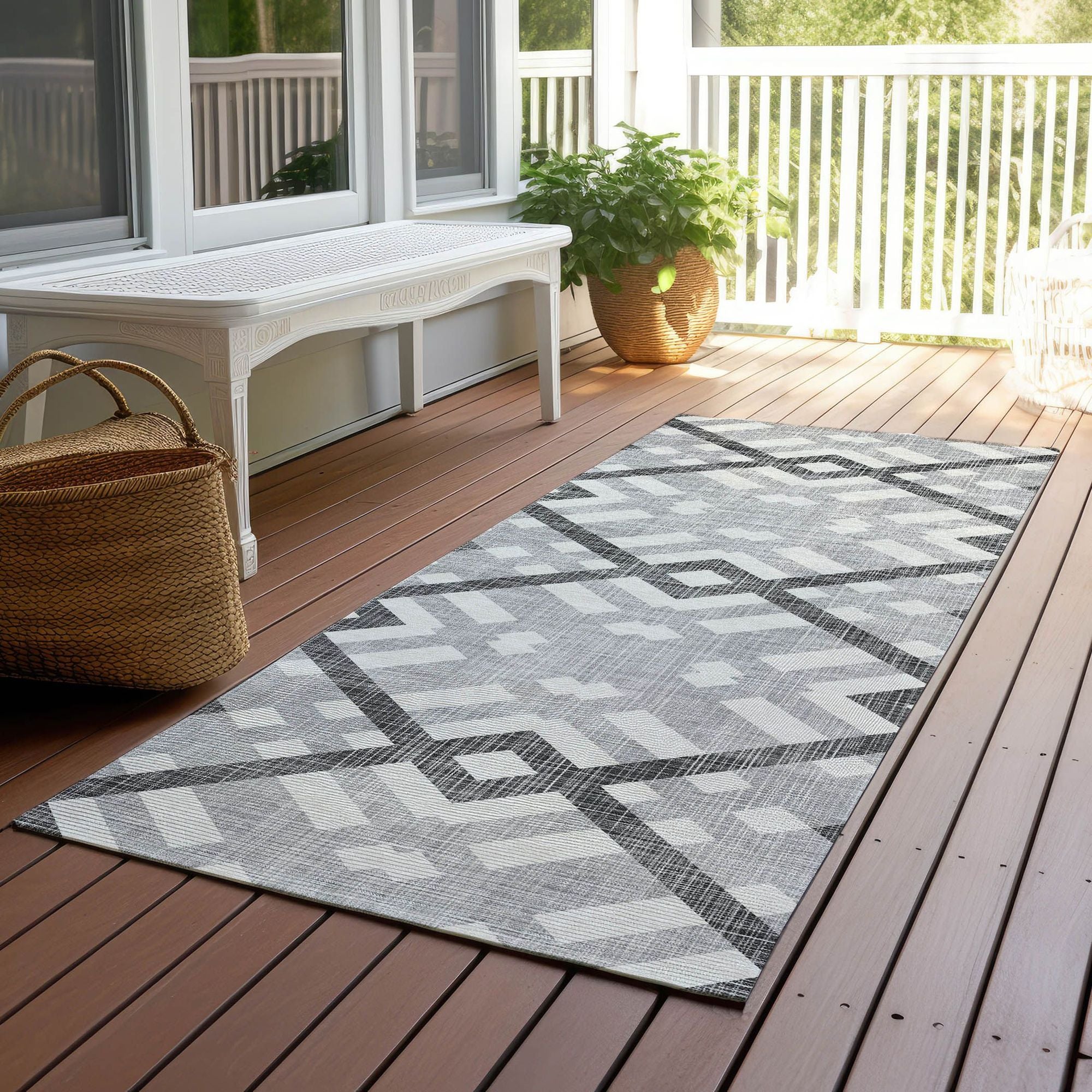 Machine Made ACN616 Gray  Rugs #color_gray 