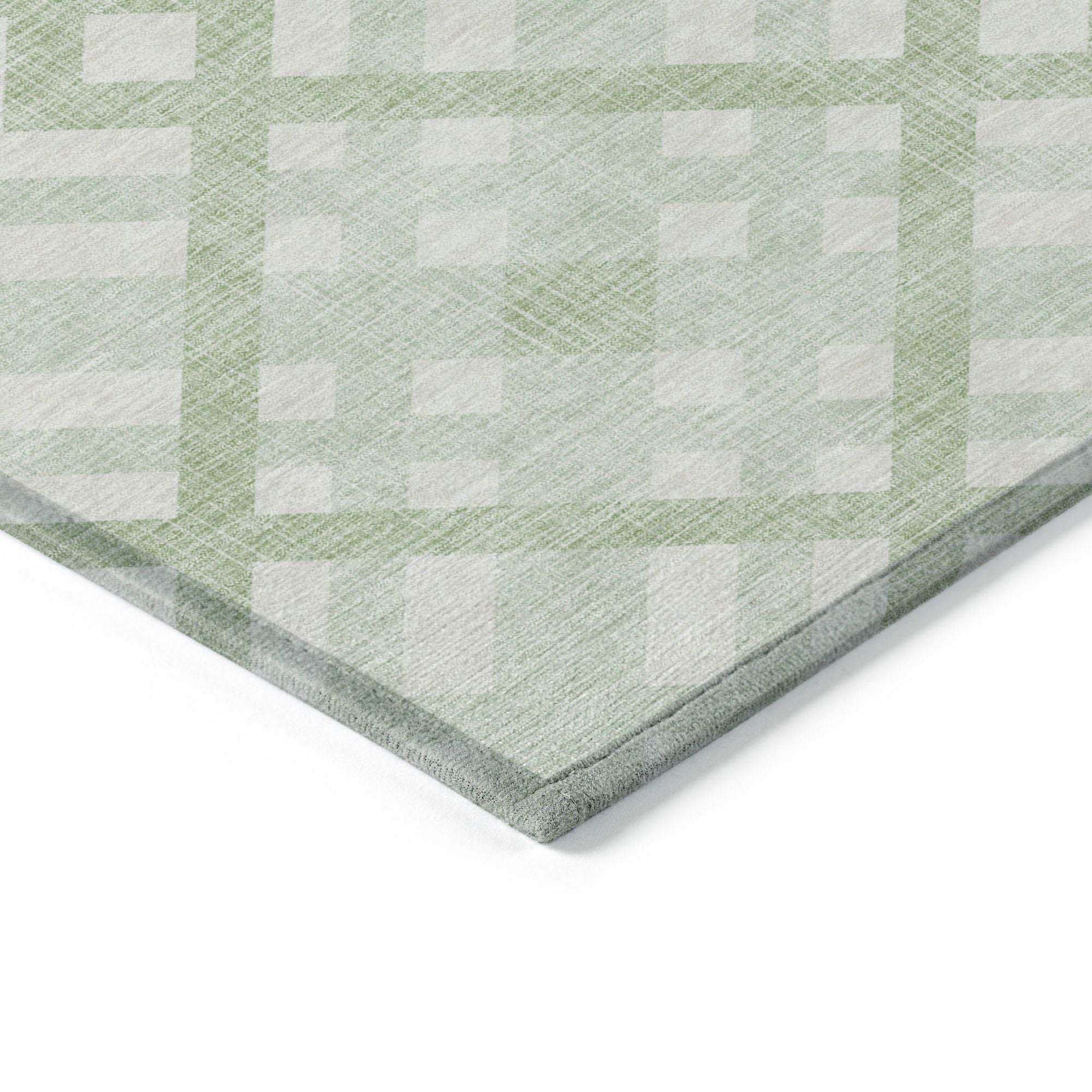 Machine Made ACN616 Mint Green Rugs #color_mint green