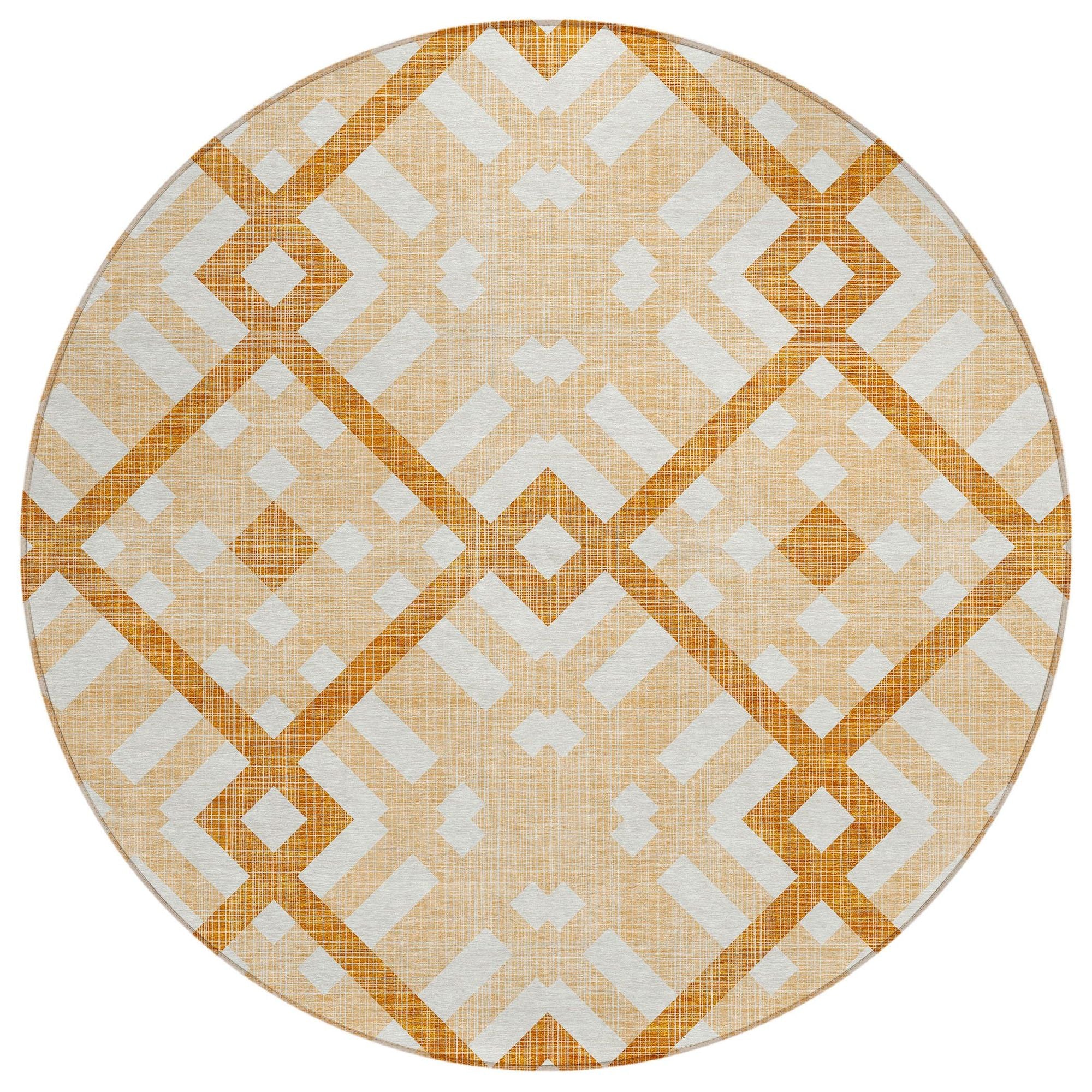 Machine Made ACN616 Peach Orange Rugs #color_peach orange