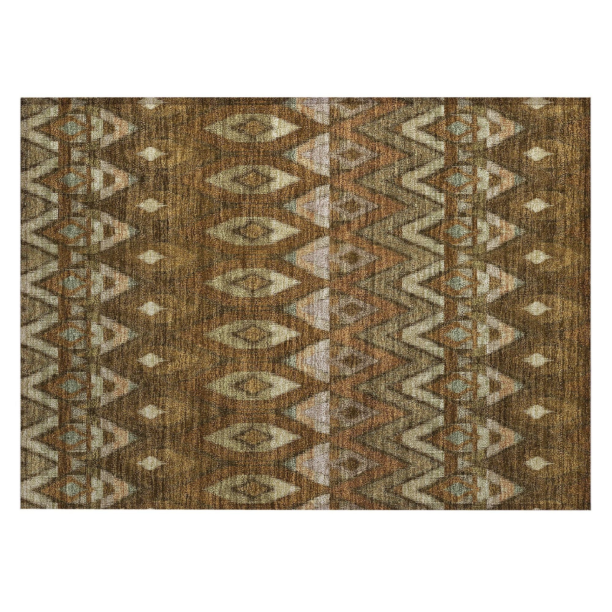 Machine Made ACN617 Brown  Rugs #color_brown 