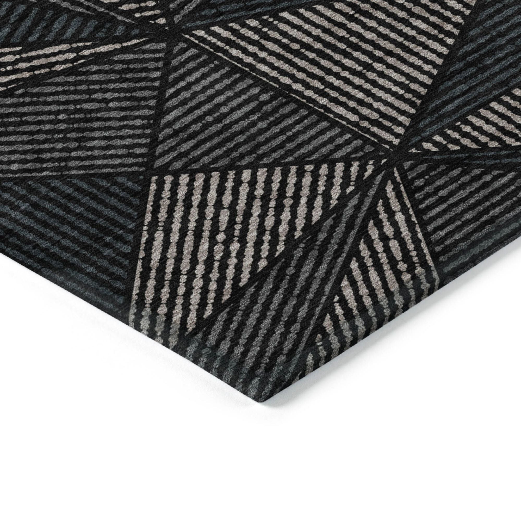 Machine Made ACN618 Black  Rugs #color_black 