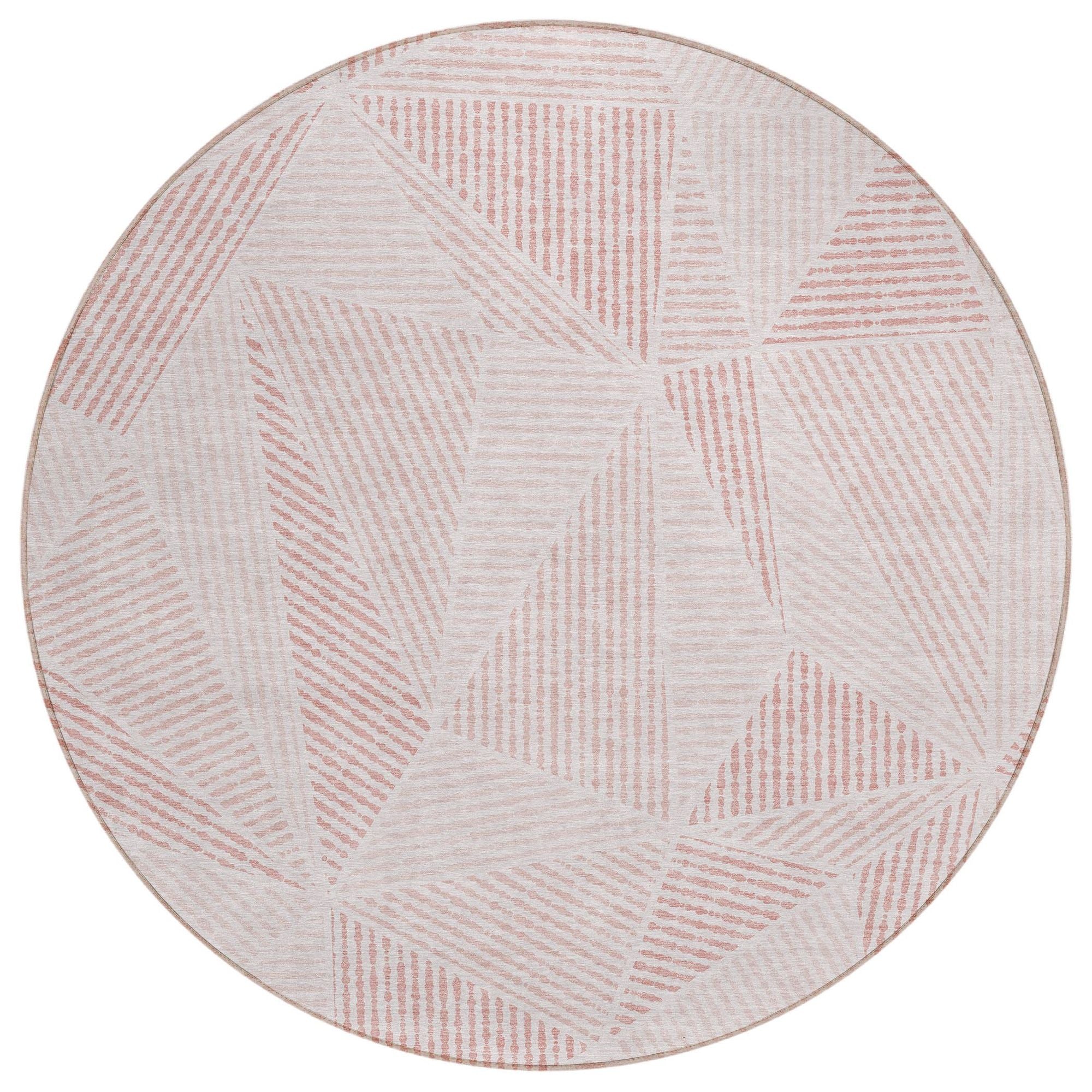 Machine Made ACN618 Blush Pink Rugs #color_blush pink