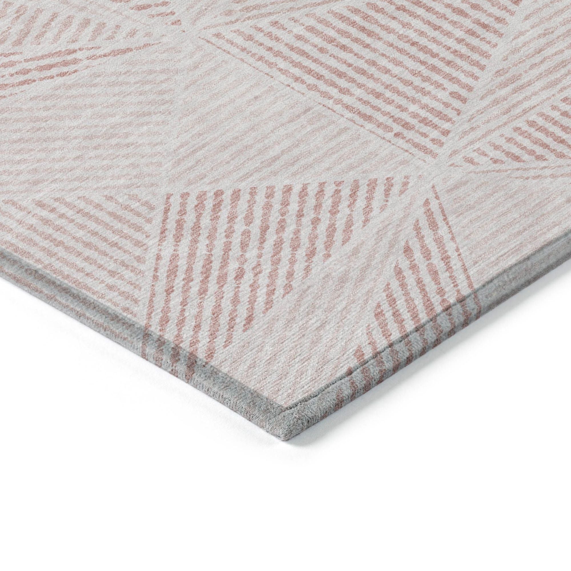 Machine Made ACN618 Blush Pink Rugs #color_blush pink