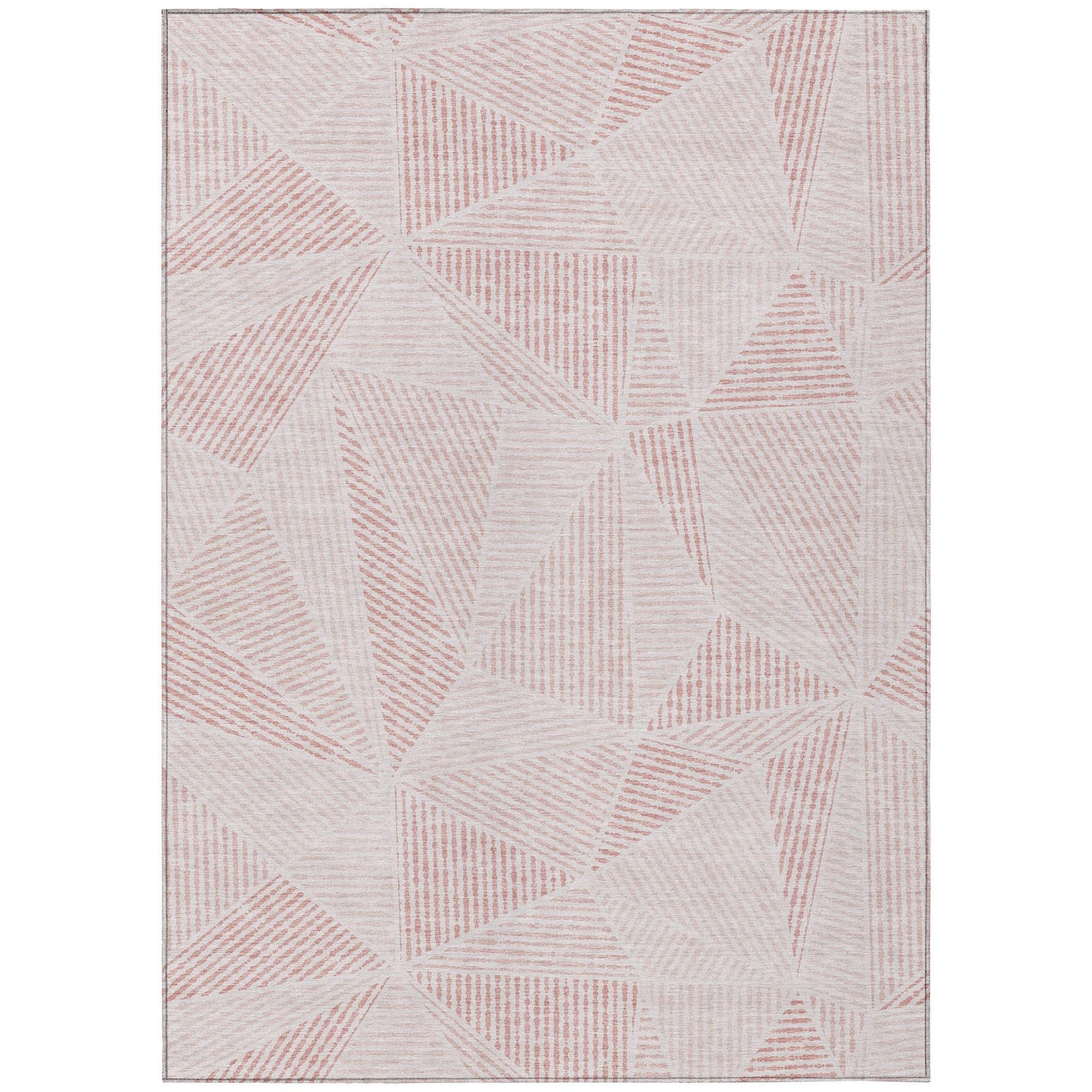 Machine Made ACN618 Blush Pink Rugs #color_blush pink