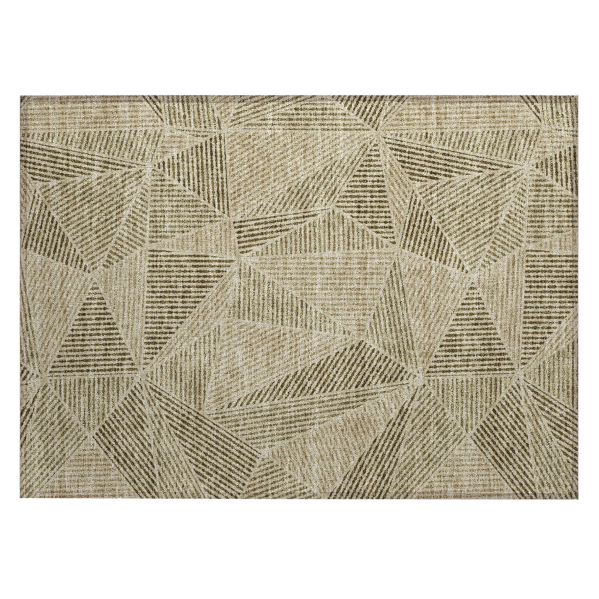 Machine Made ACN618 Khaki Brown Rugs #color_khaki brown