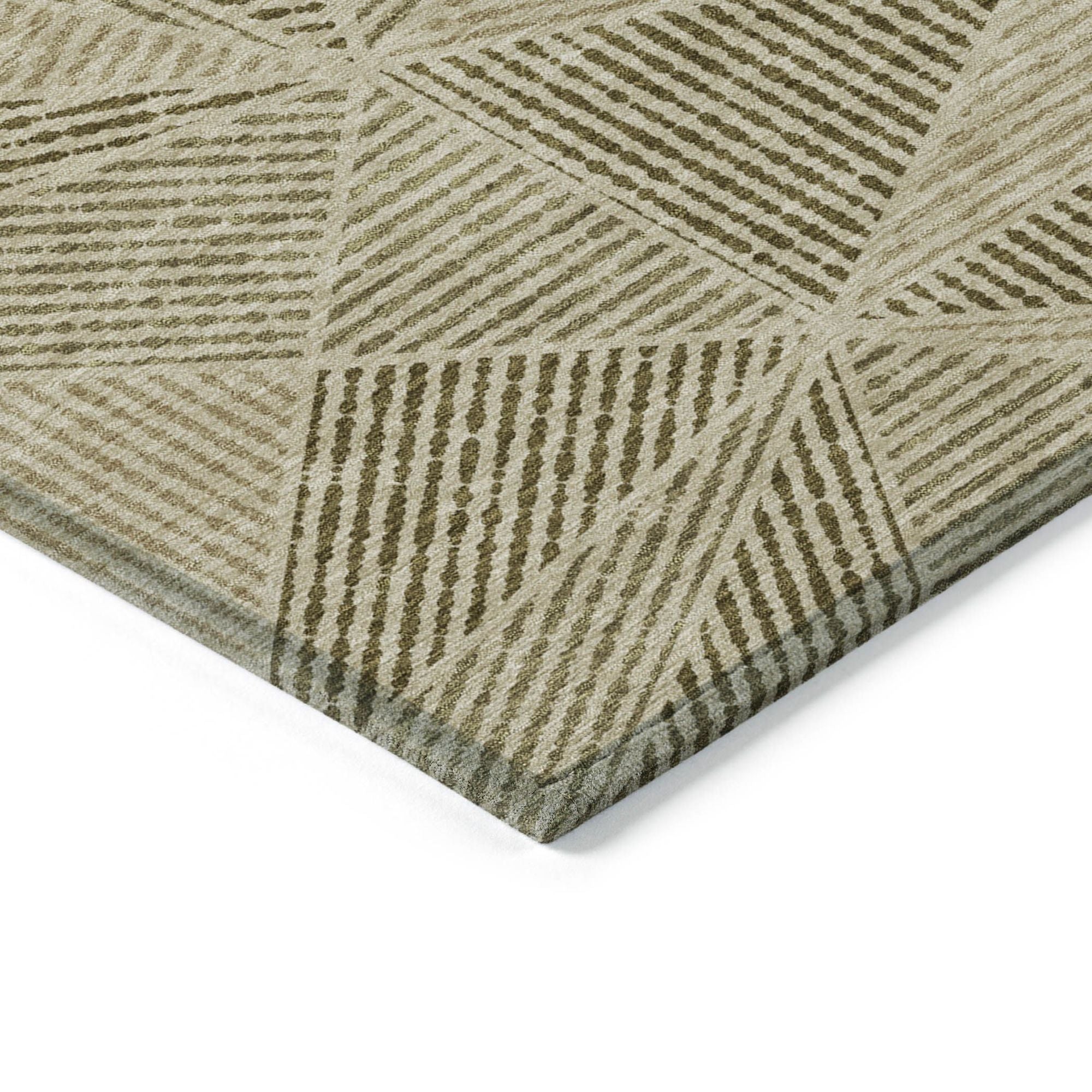 Machine Made ACN618 Khaki Brown Rugs #color_khaki brown