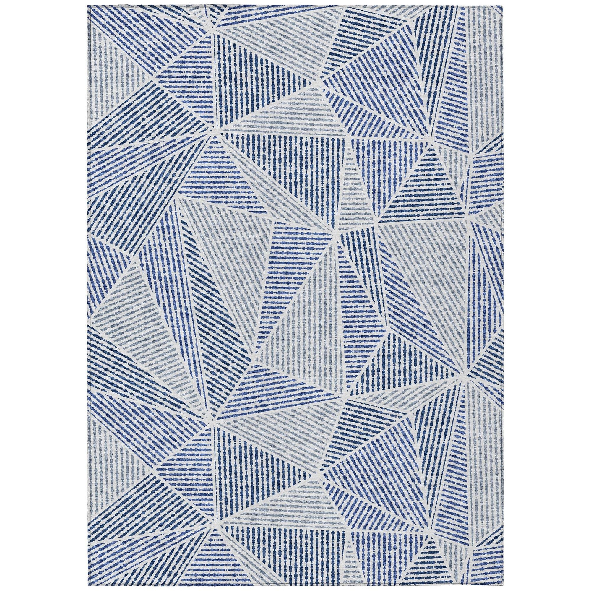 Machine Made ACN618 Navy Blue Rugs #color_navy blue