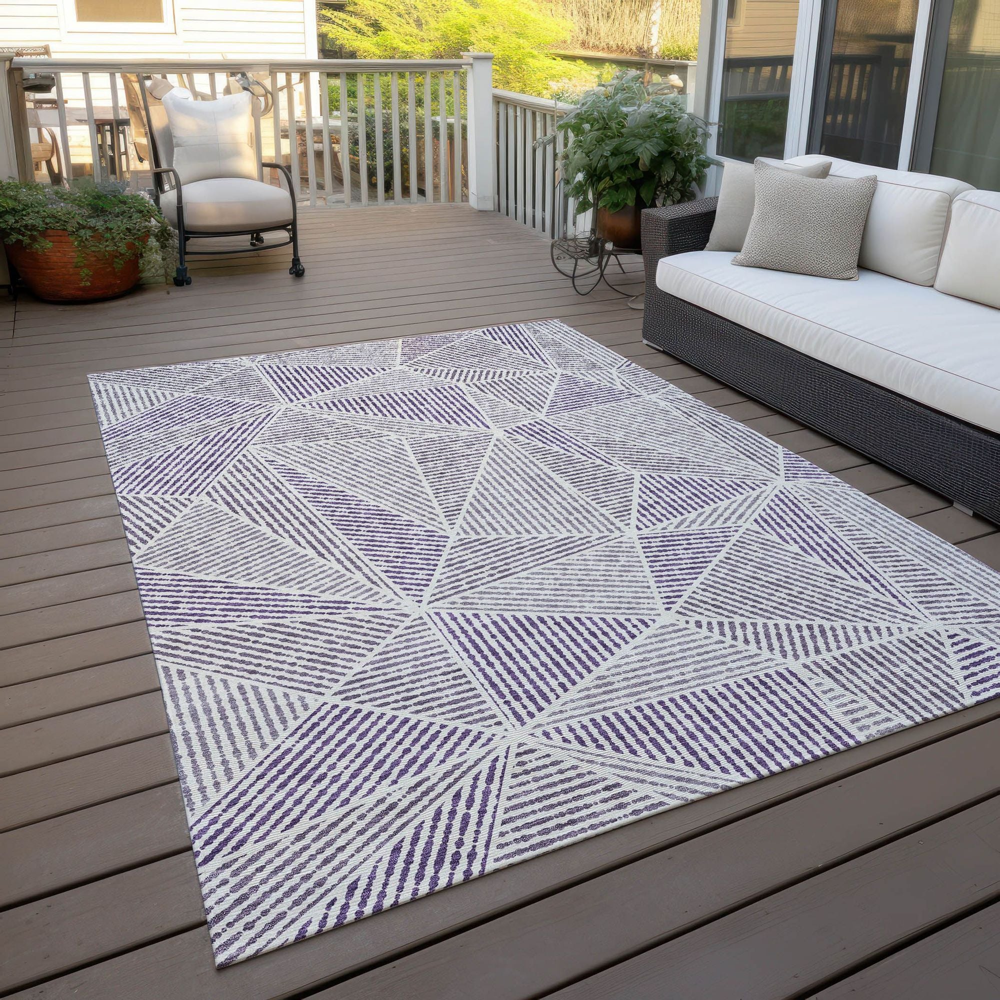 Machine Made ACN618 Purple  Rugs #color_purple 