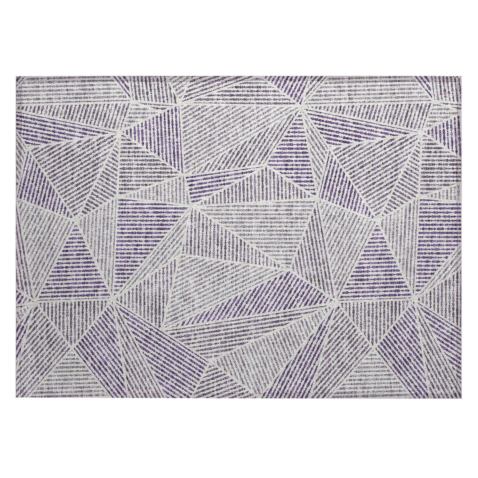 Machine Made ACN618 Purple  Rugs #color_purple 