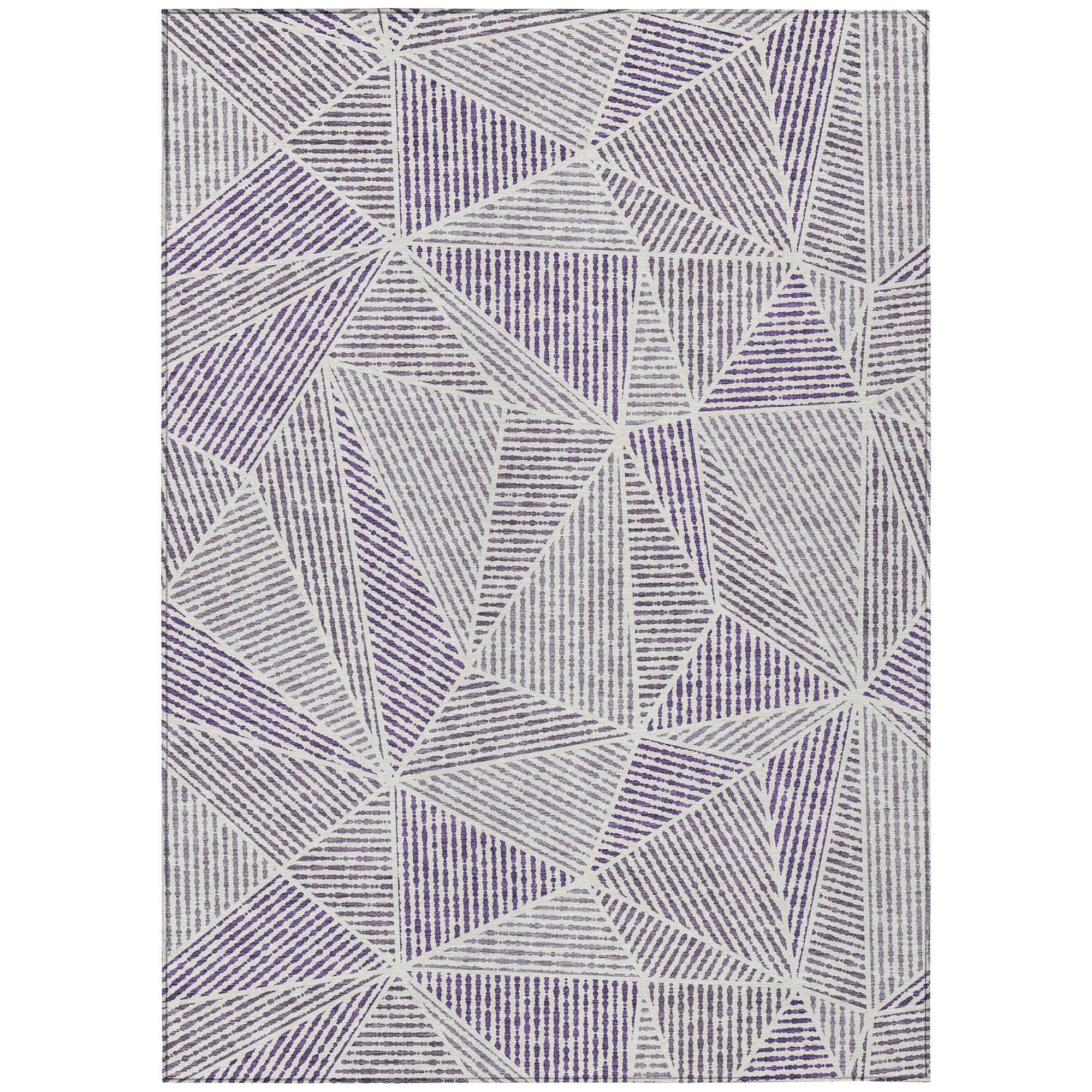 Machine Made ACN618 Purple  Rugs #color_purple 