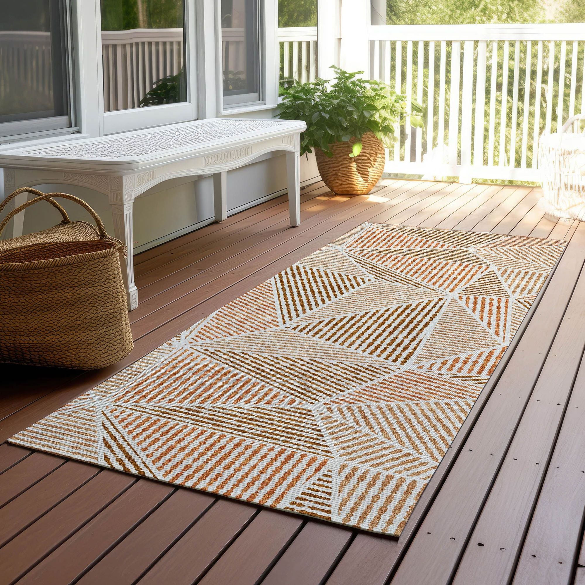 Machine Made ACN618 Terracotta Orange Rugs #color_terracotta orange