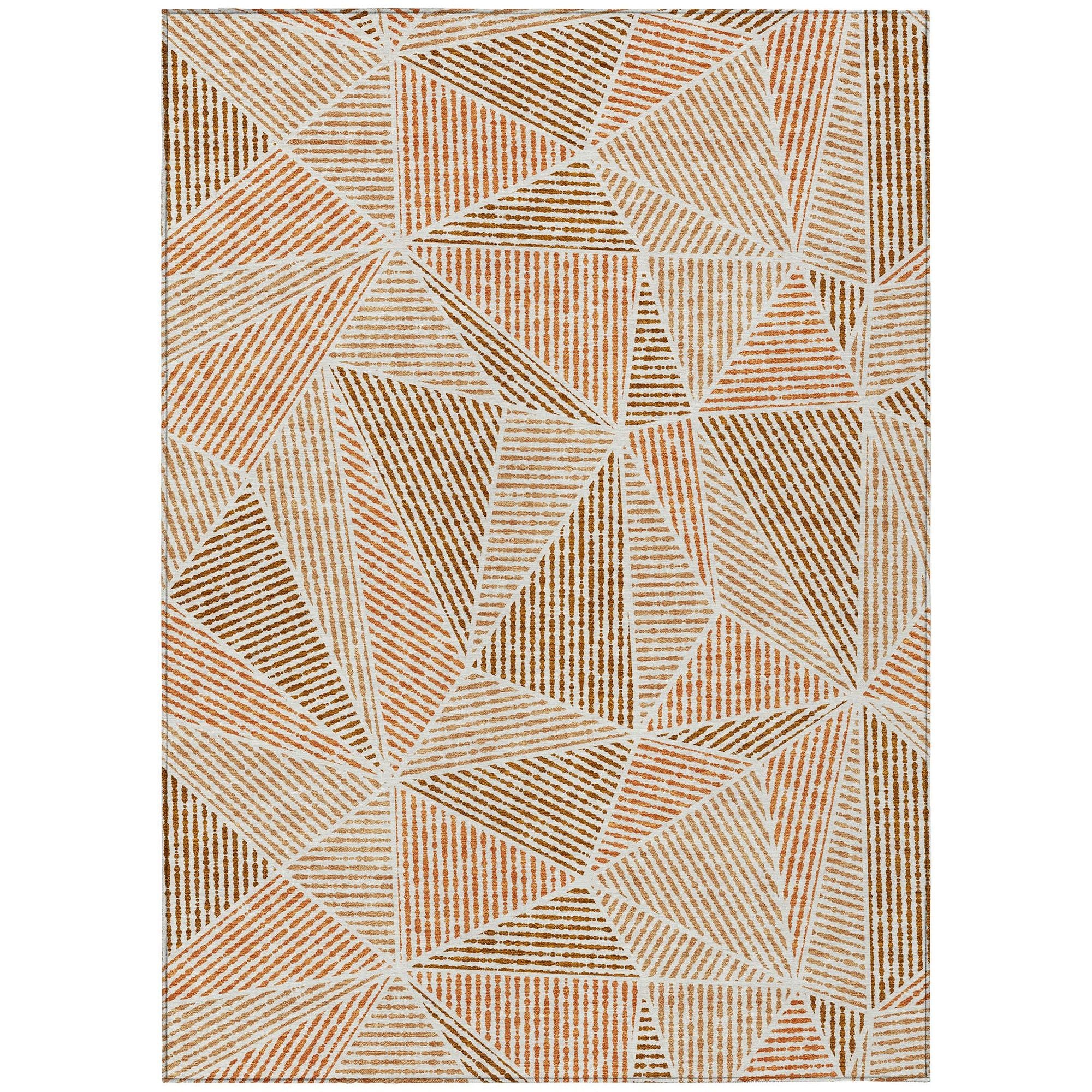 Machine Made ACN618 Terracotta Orange Rugs #color_terracotta orange