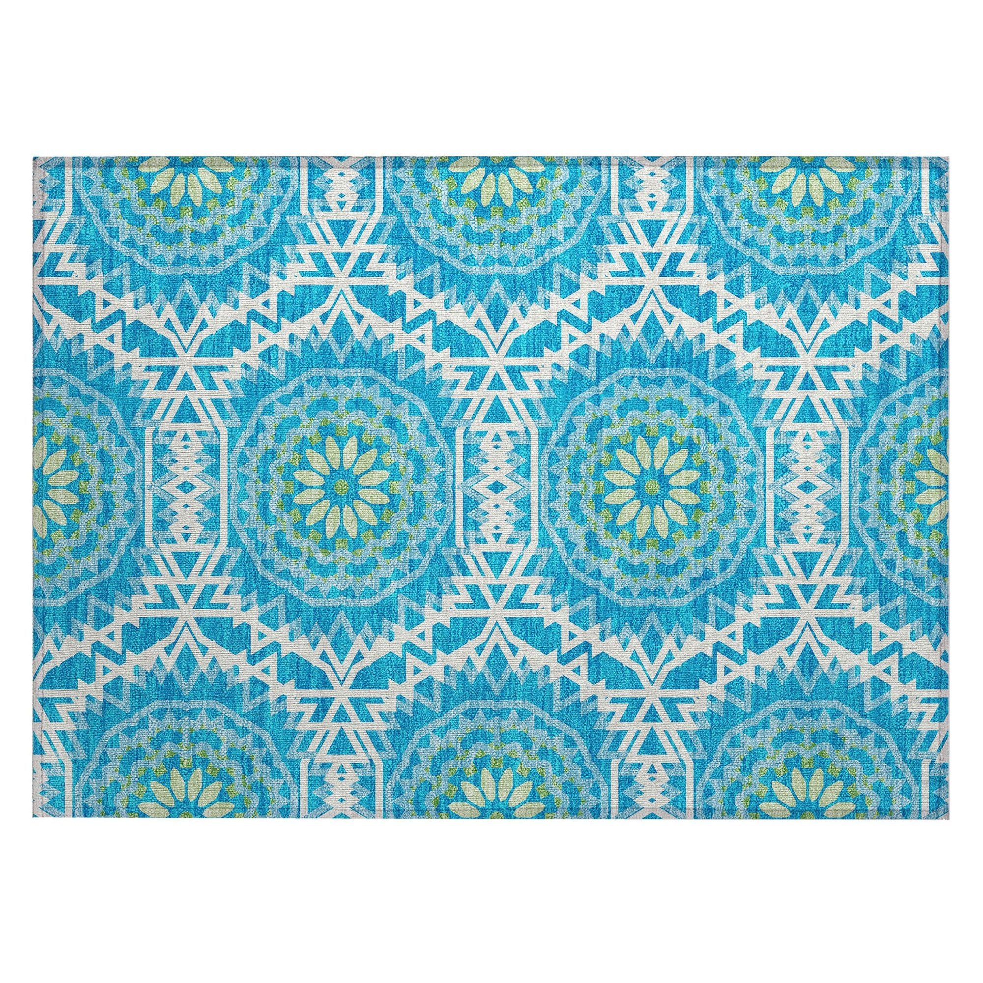 Machine Made ACN619 Blue  Rugs #color_blue 