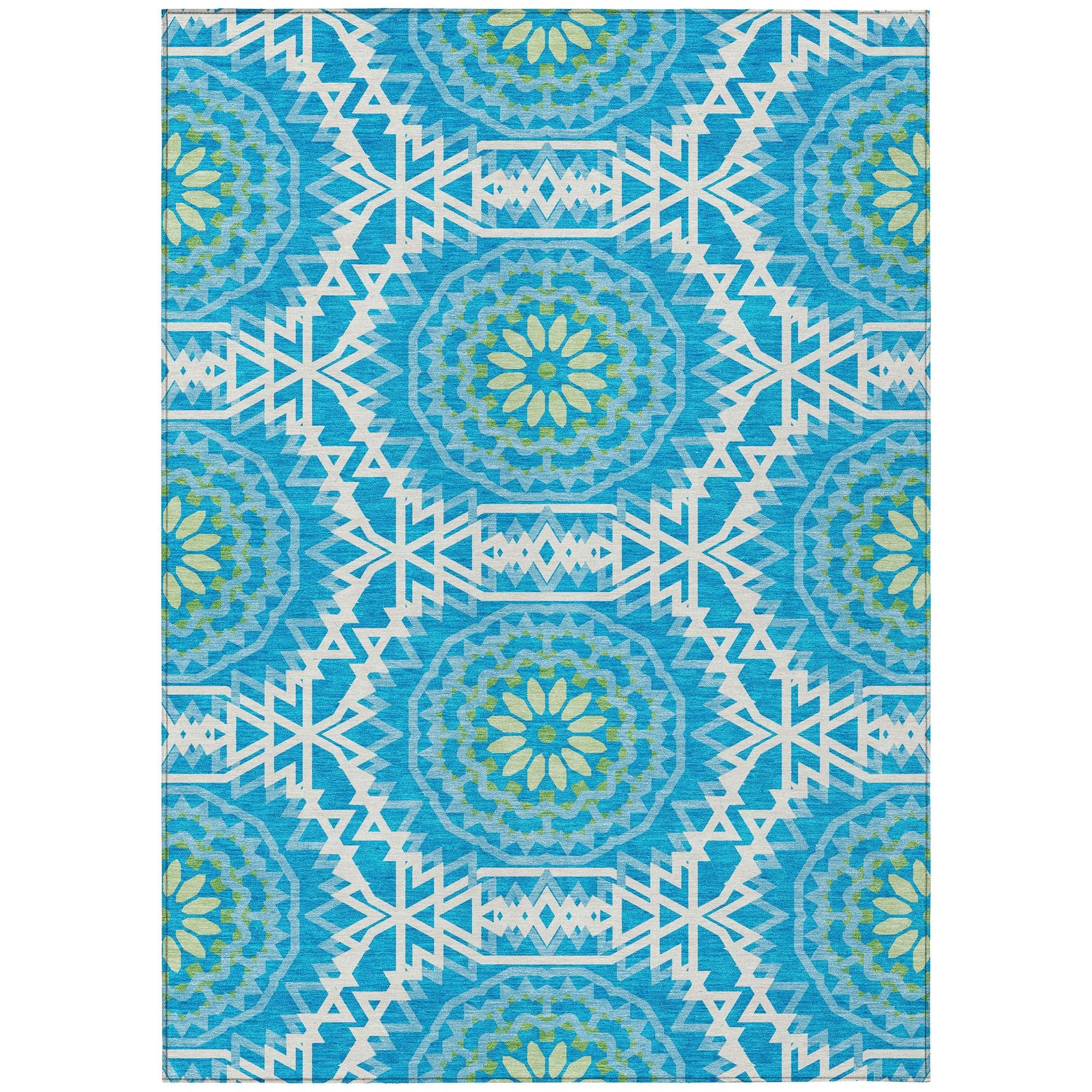 Machine Made ACN619 Blue  Rugs #color_blue 