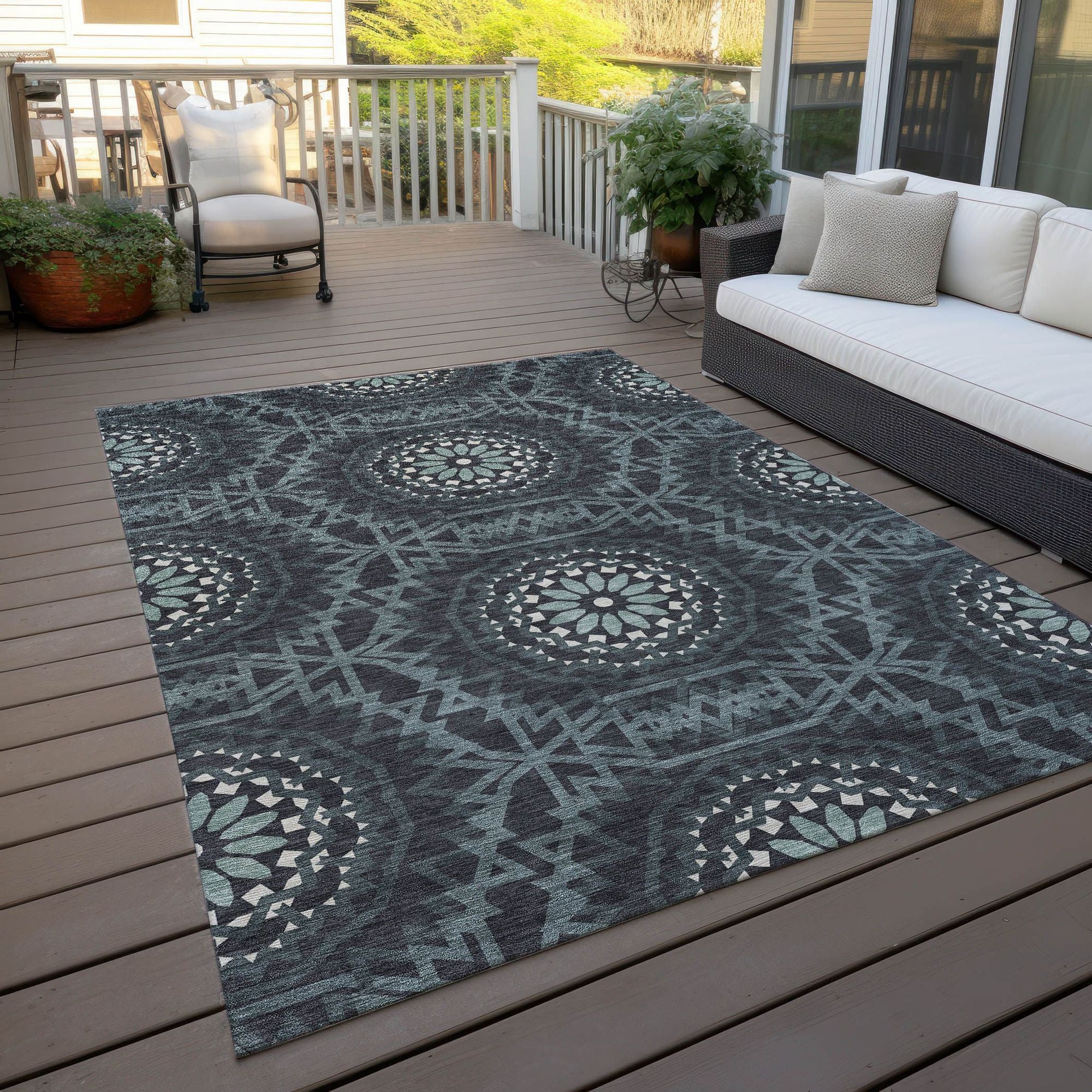 Machine Made ACN619 Charcoal Gray Rugs #color_charcoal gray