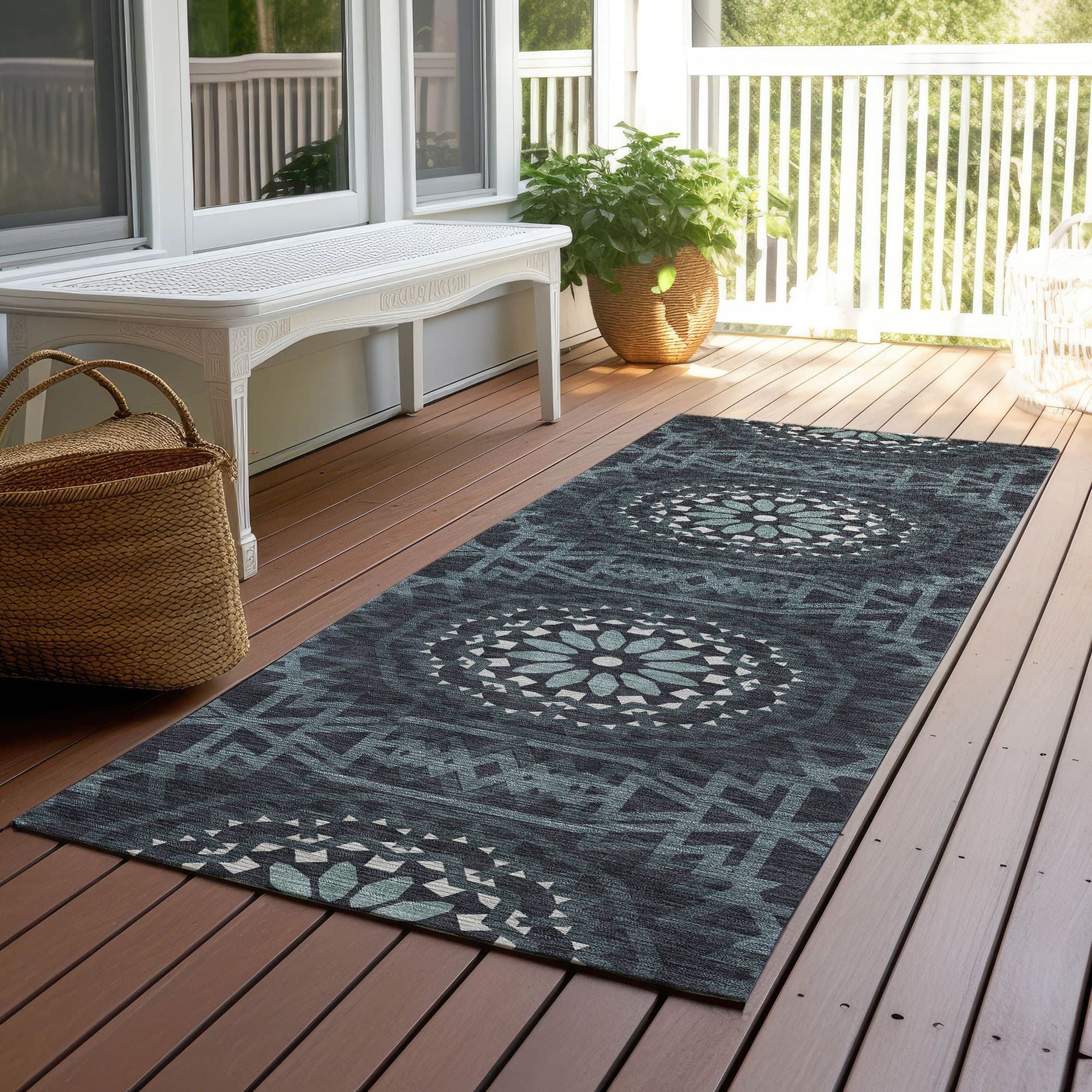 Machine Made ACN619 Charcoal Gray Rugs #color_charcoal gray