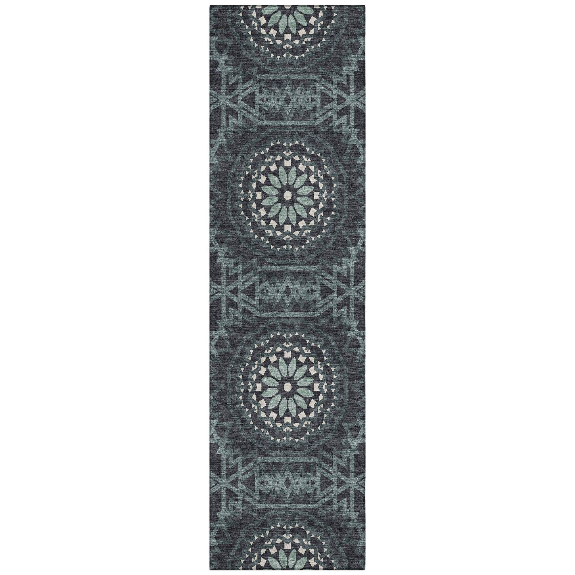 Machine Made ACN619 Charcoal Gray Rugs #color_charcoal gray