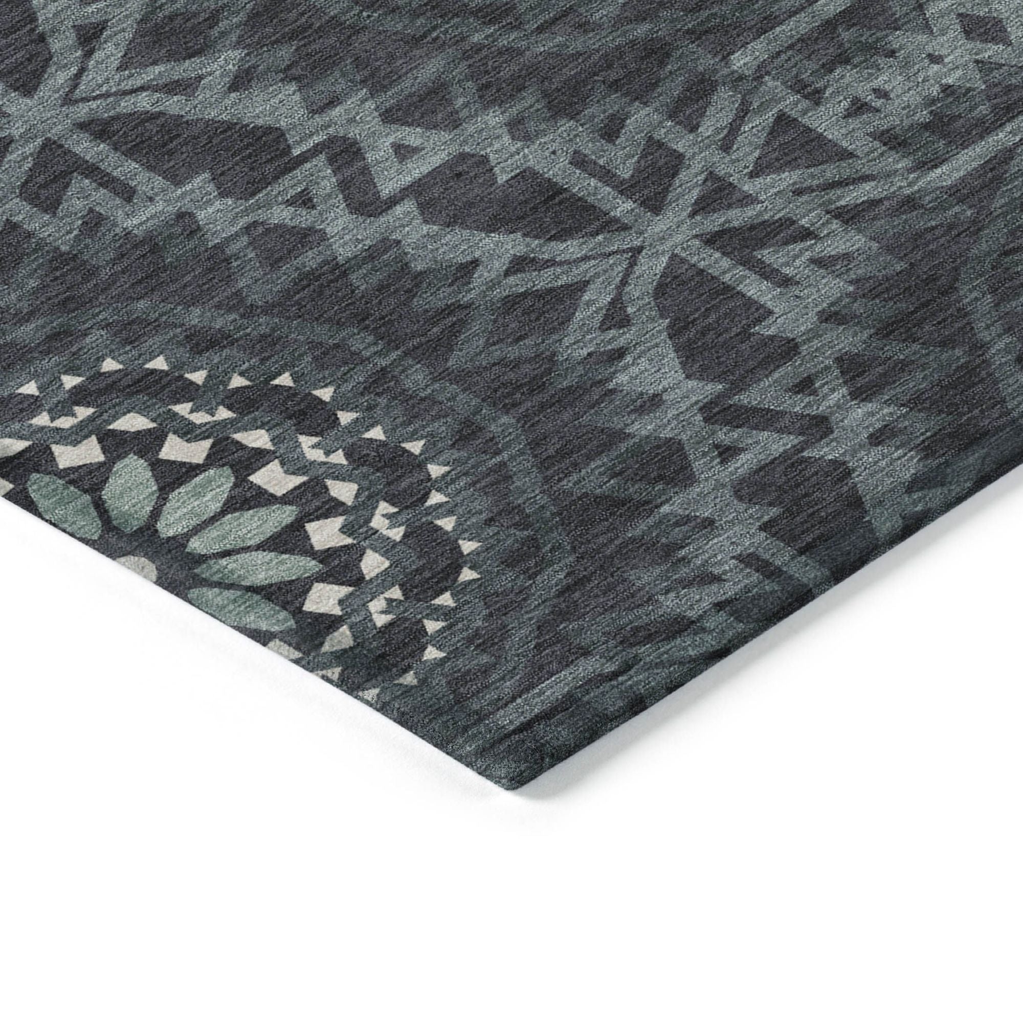 Machine Made ACN619 Charcoal Gray Rugs #color_charcoal gray