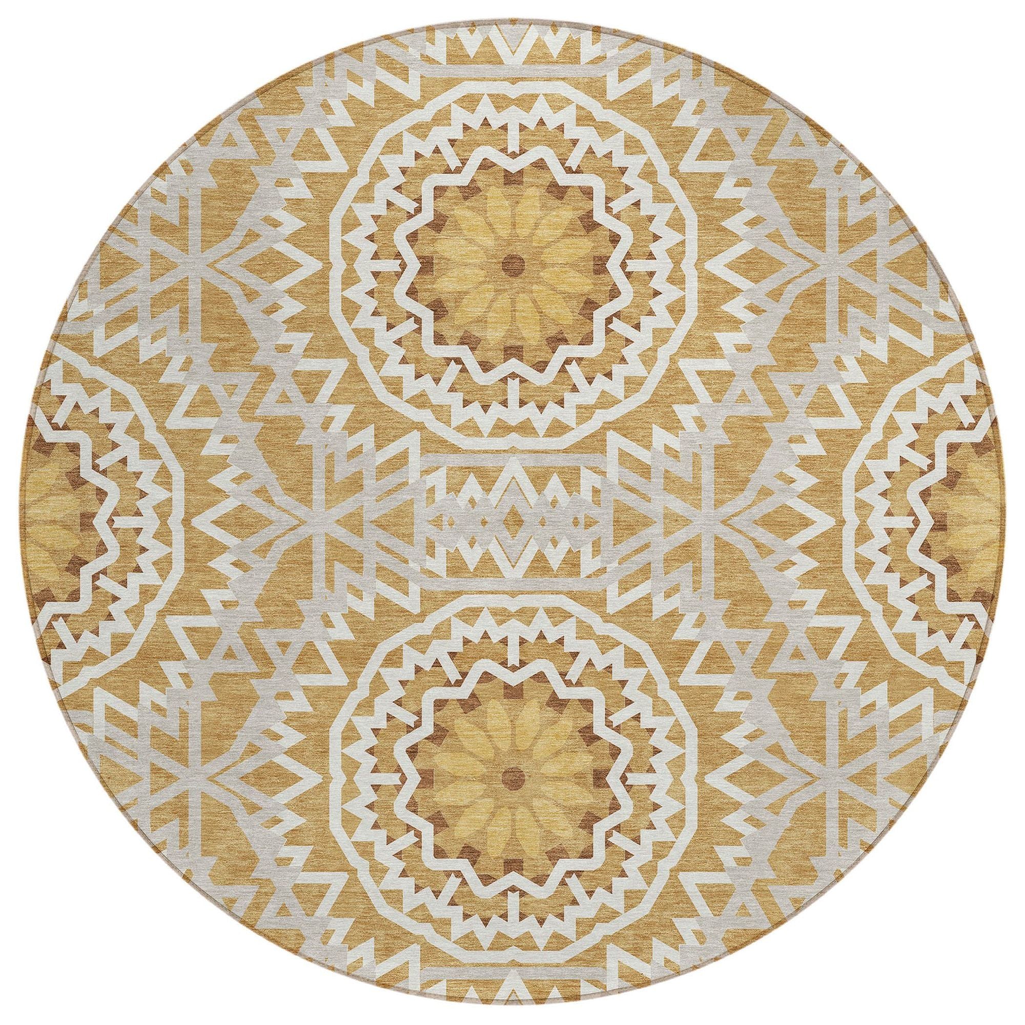 Machine Made ACN619 Gold  Rugs #color_gold 