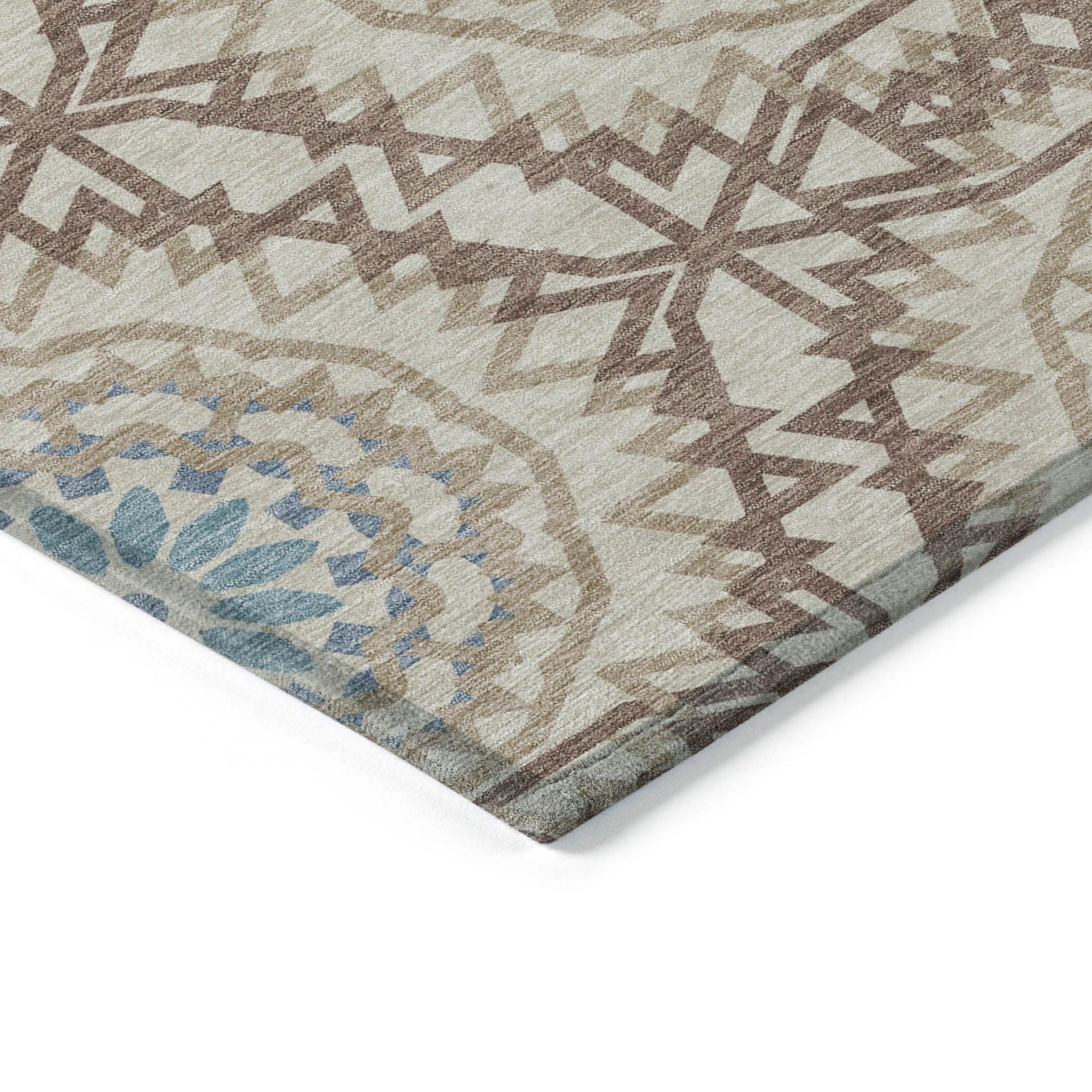 Machine Made ACN619 Khaki Brown Rugs #color_khaki brown