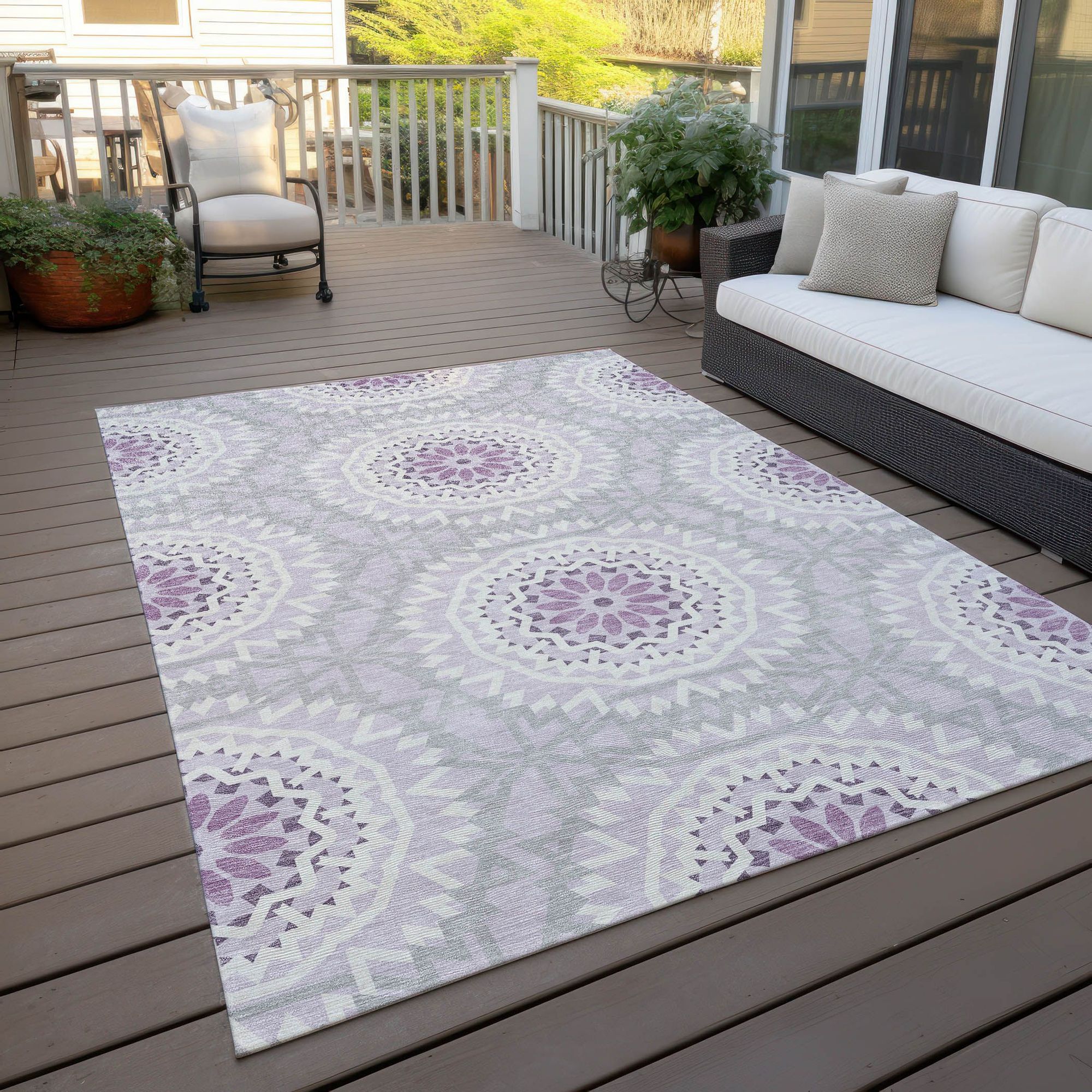 Machine Made ACN619 Lilac Purple Rugs #color_lilac purple