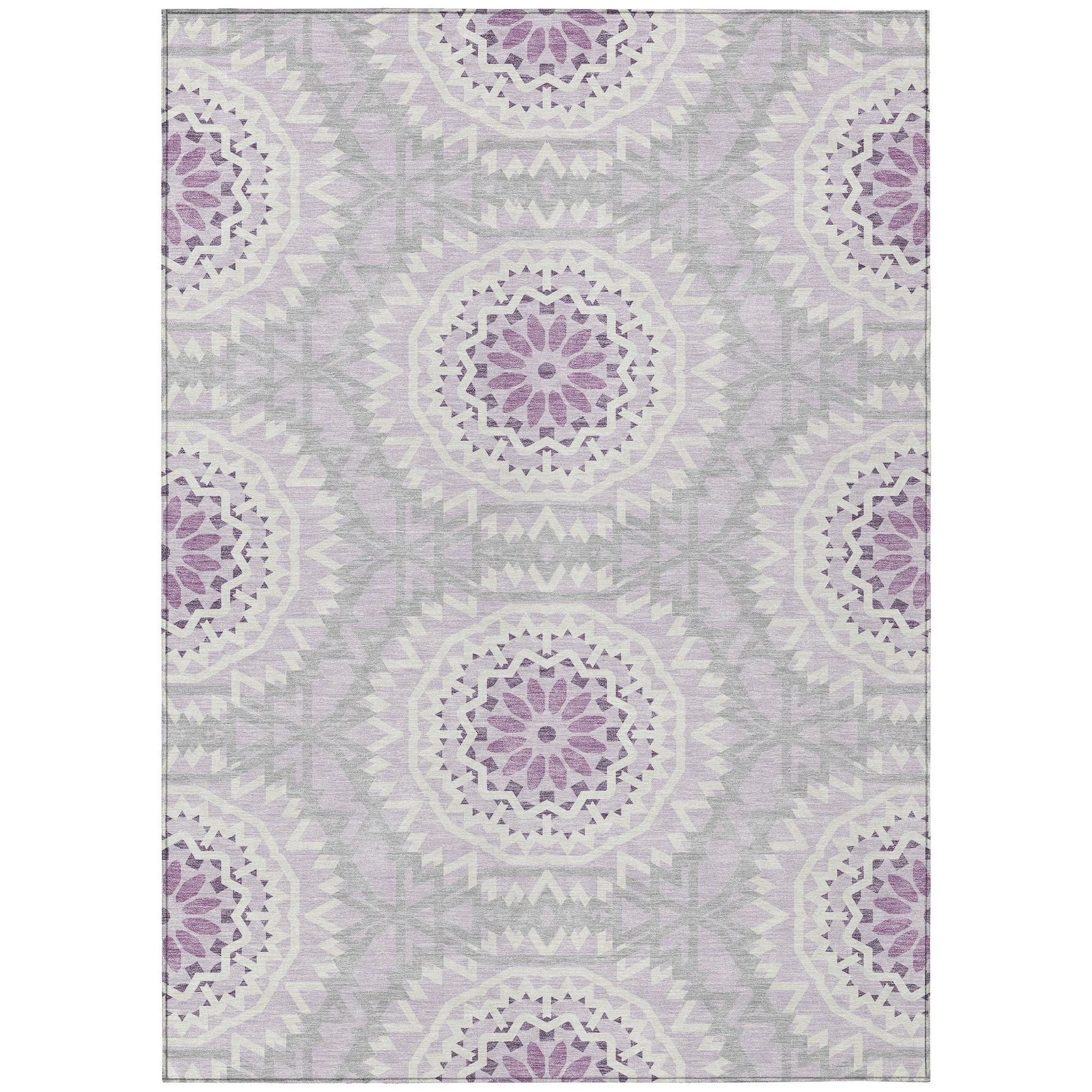 Machine Made ACN619 Lilac Purple Rugs #color_lilac purple