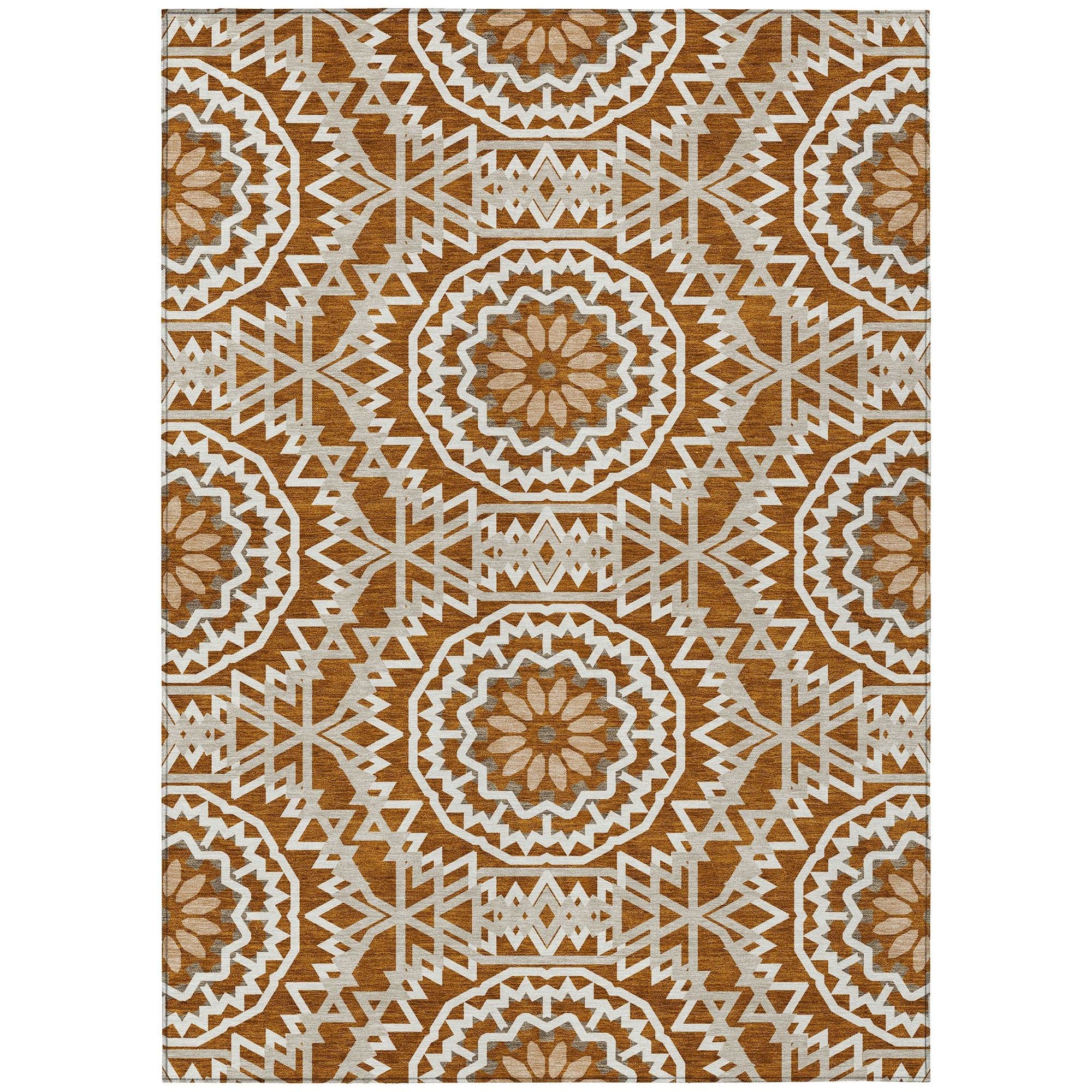 Machine Made ACN619 Paprika Orange Rugs #color_paprika orange