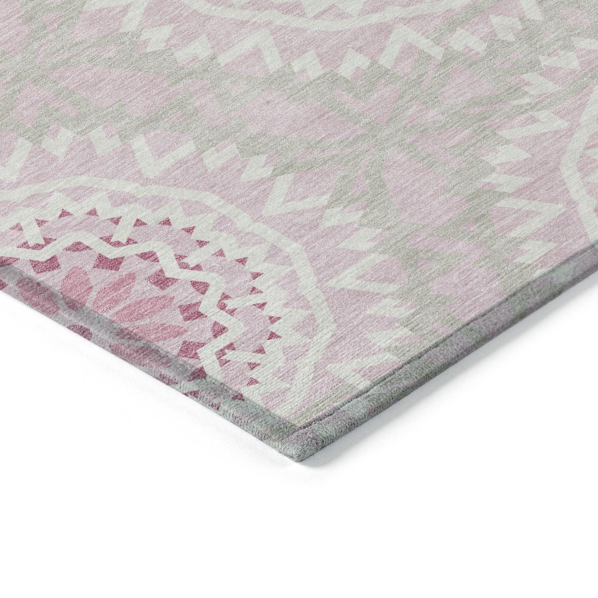 Machine Made ACN619 Pink  Rugs #color_pink 