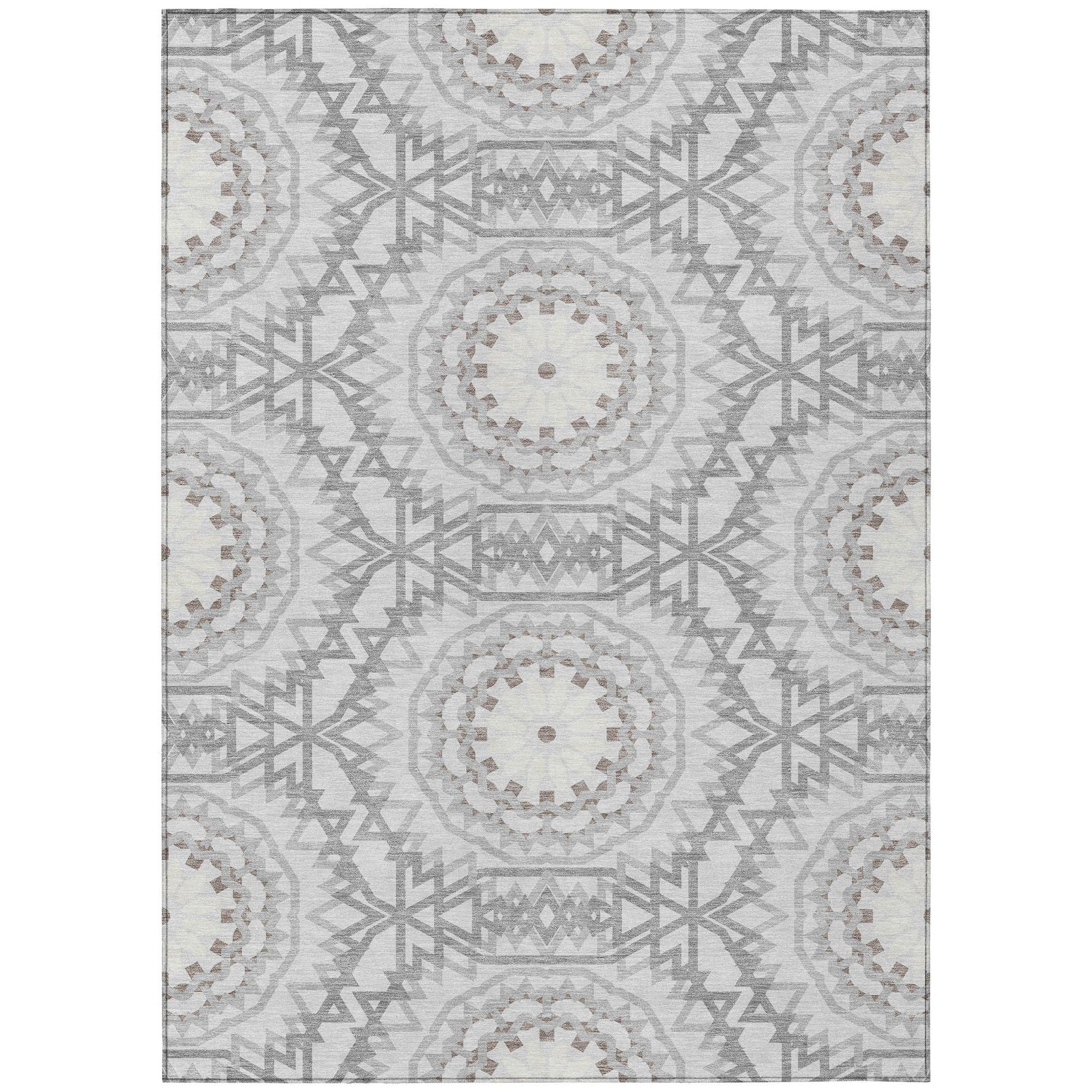 Machine Made ACN619 Silver Gray Rugs #color_silver gray