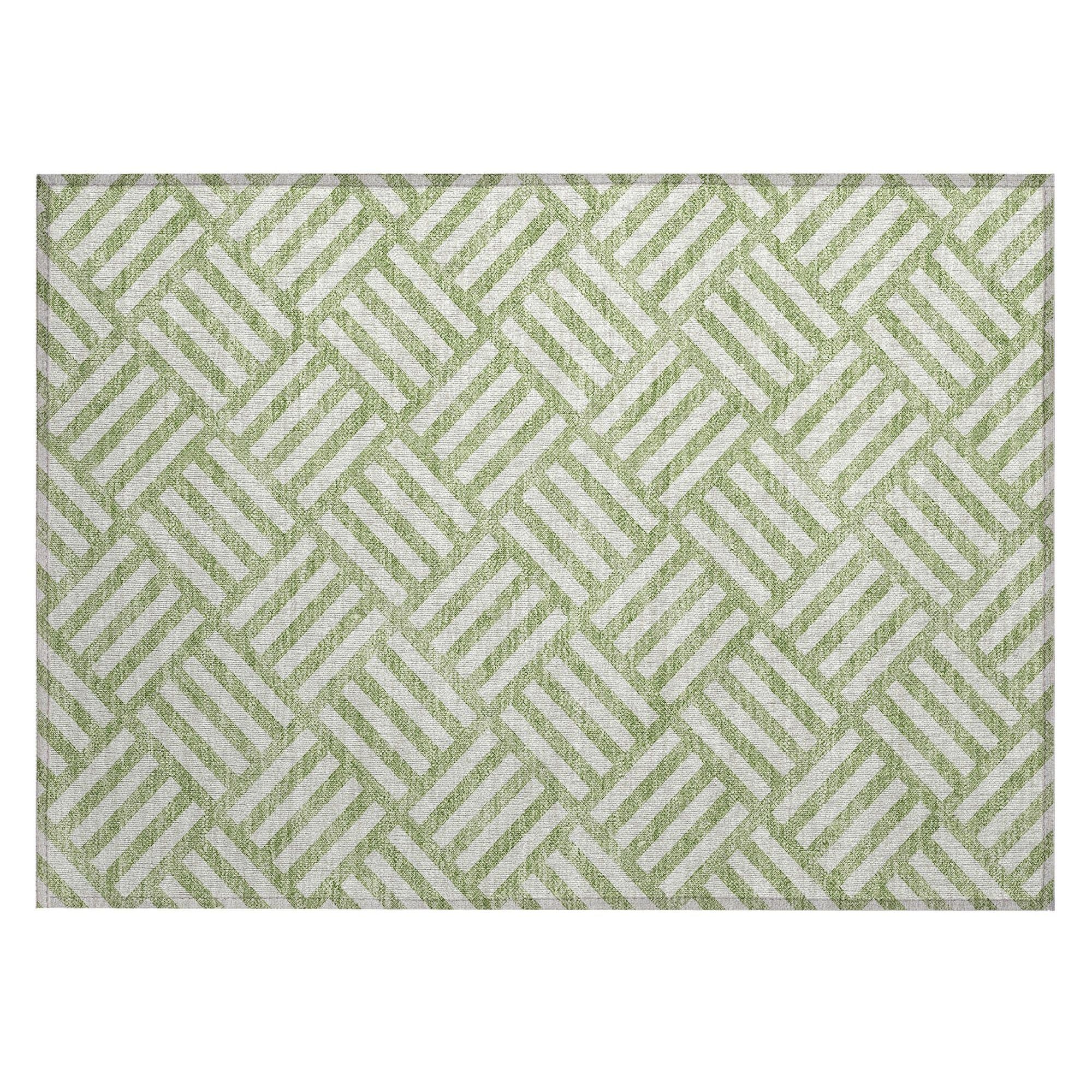 Machine Made ACN620 Aloe Green Rugs #color_aloe green