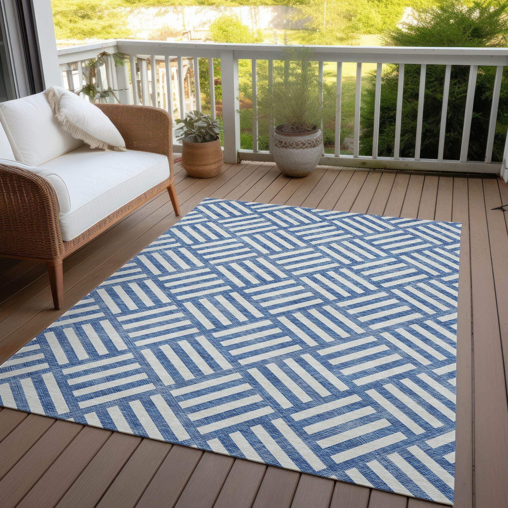 Machine Made ACN620 Blue  Rugs #color_blue 