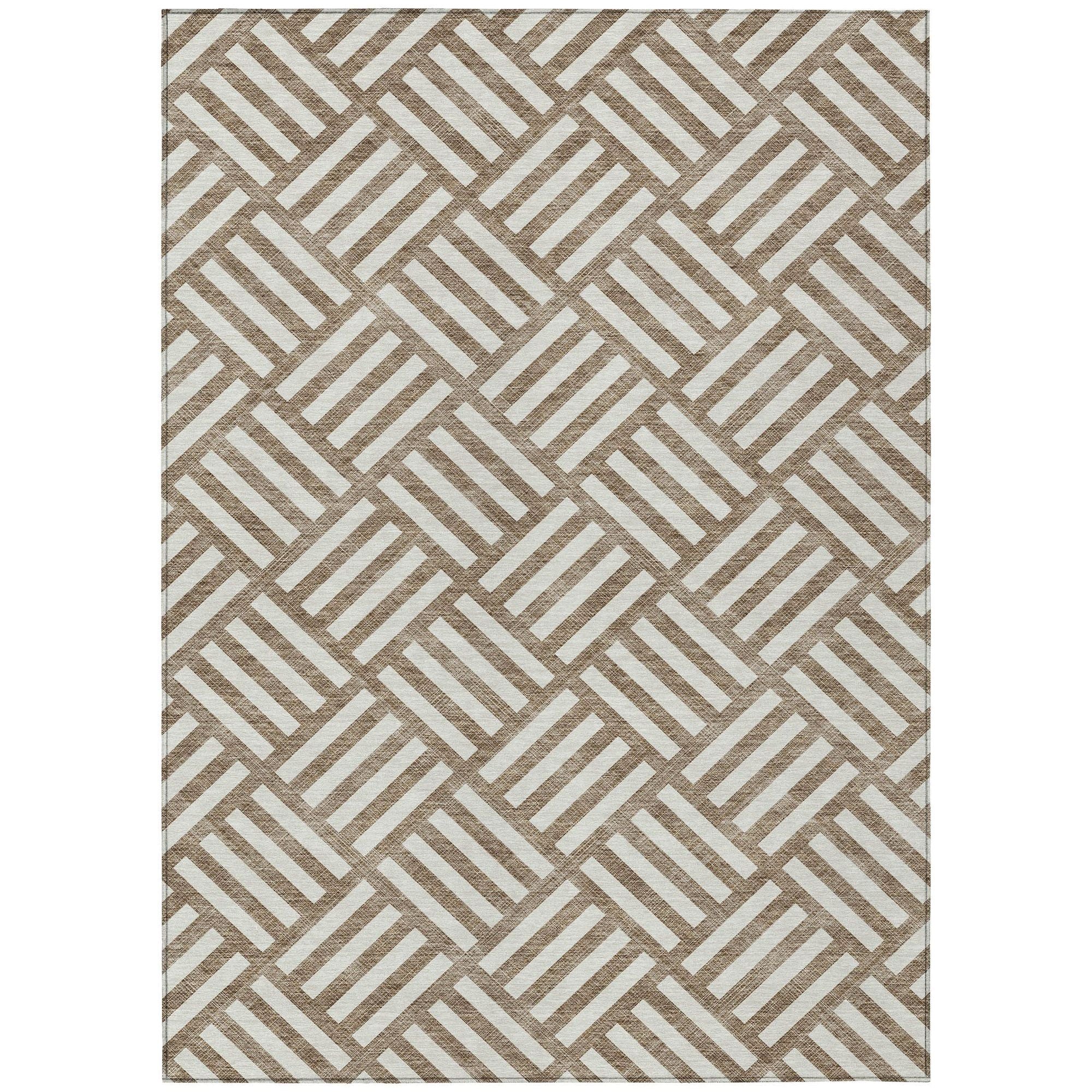 Machine Made ACN620 Brown  Rugs #color_brown 