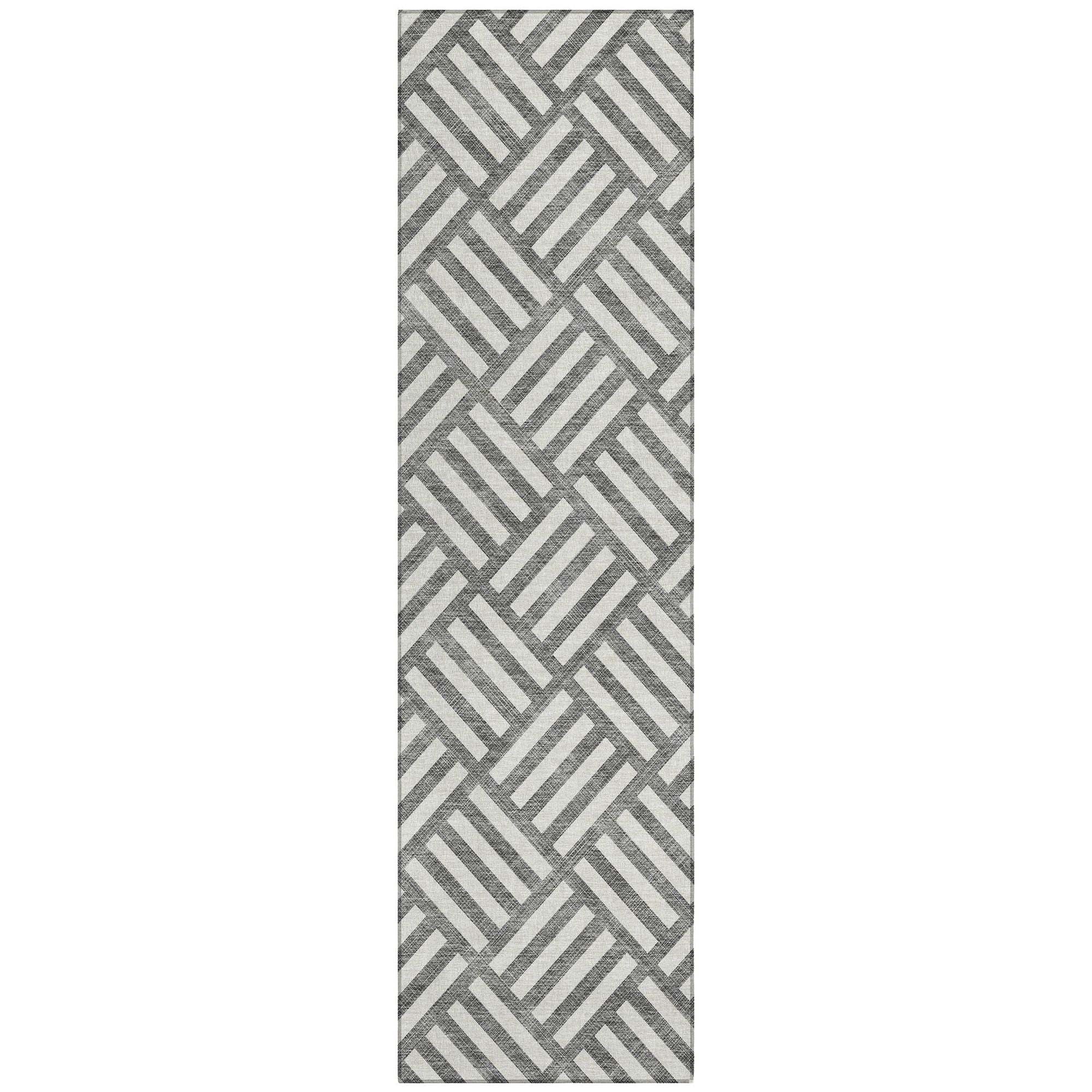 Machine Made ACN620 Charcoal Gray Rugs #color_charcoal gray