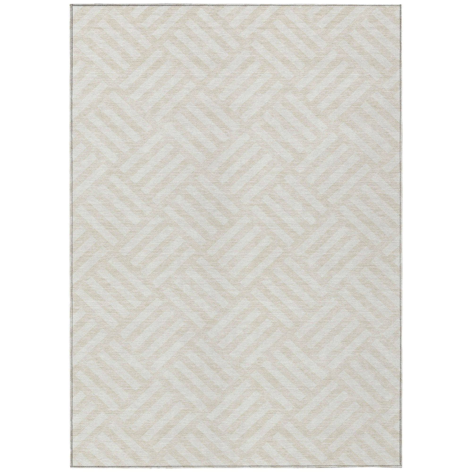 Machine Made ACN620 Ivory  Rugs #color_ivory 