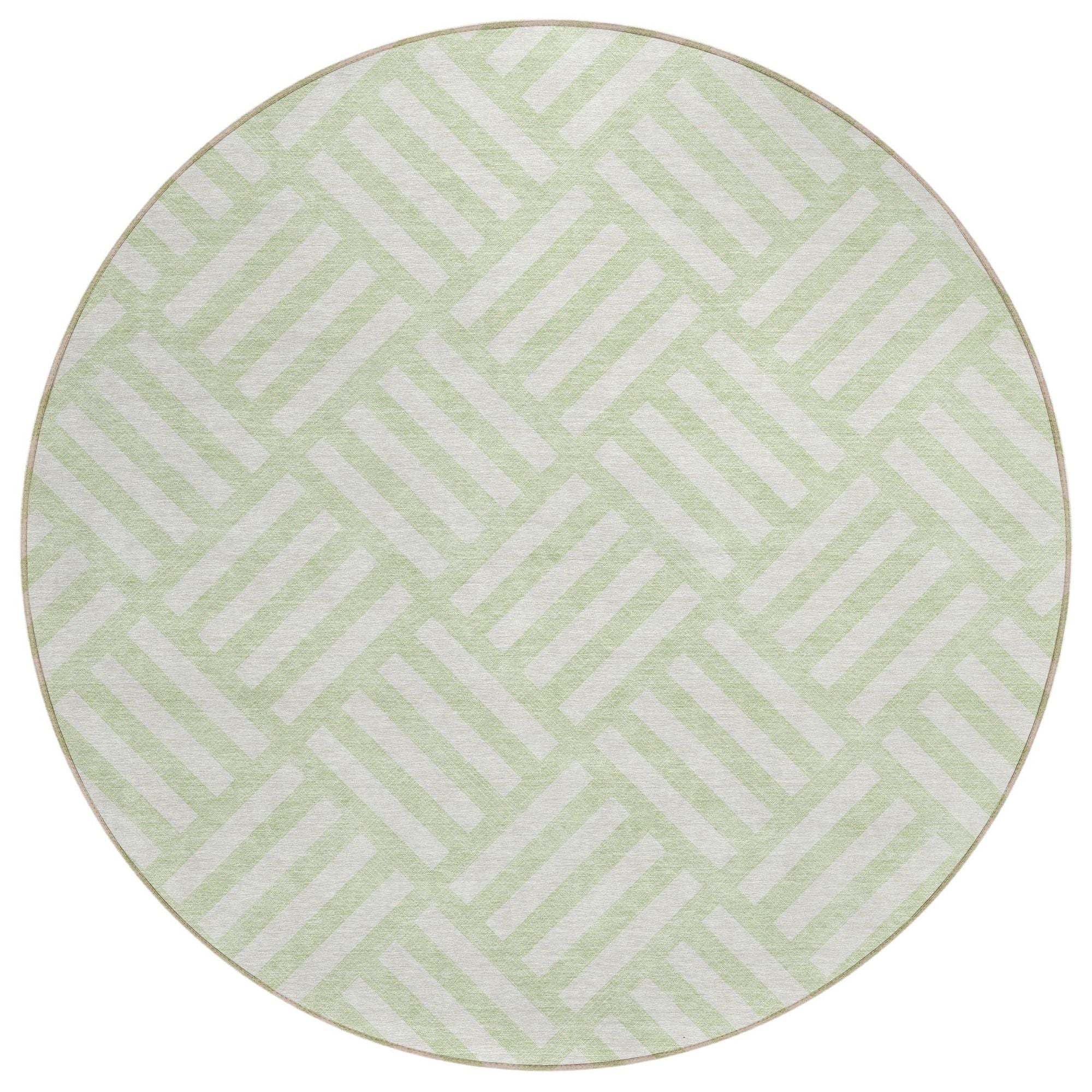 Machine Made ACN620 Mint Green Rugs #color_mint green