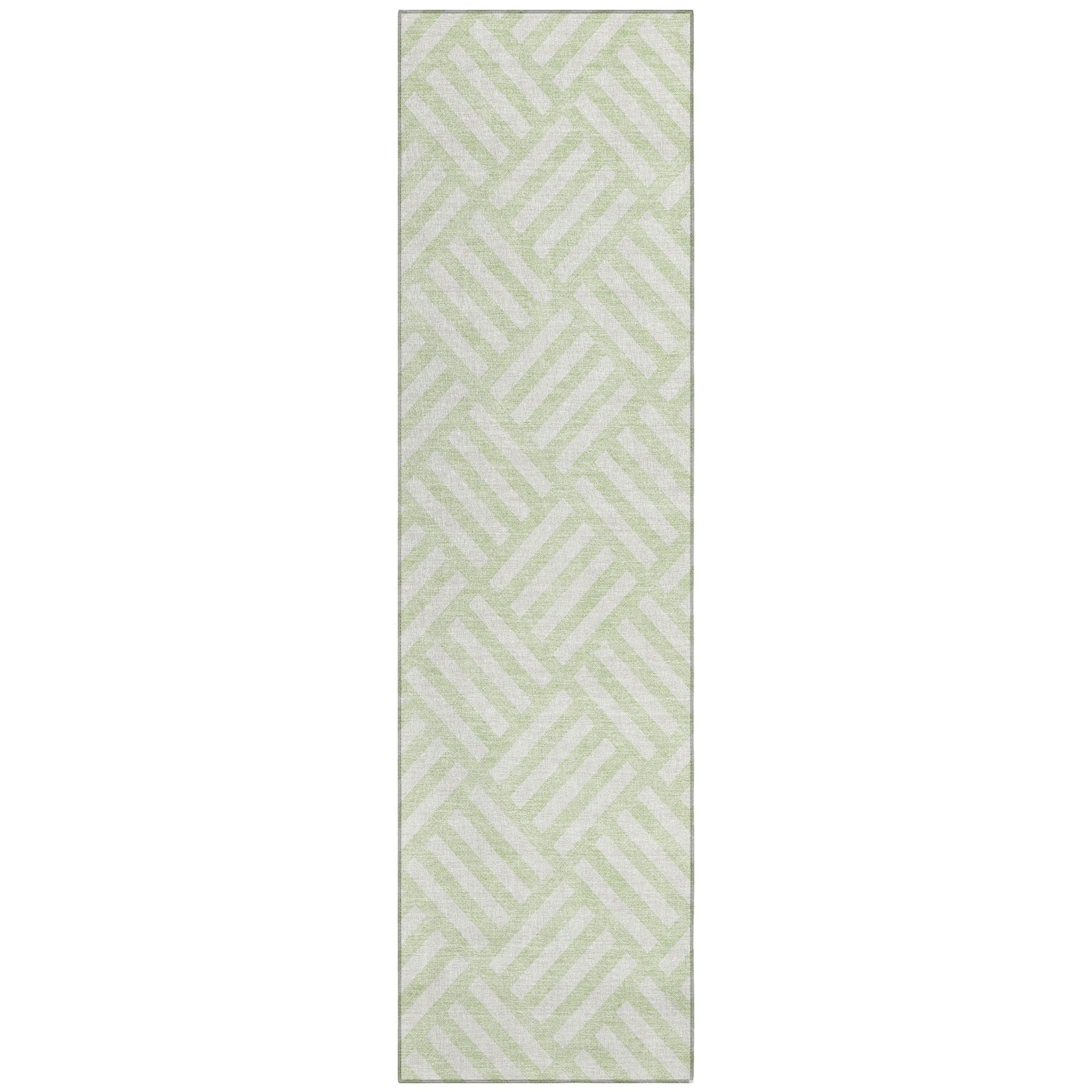 Machine Made ACN620 Mint Green Rugs #color_mint green