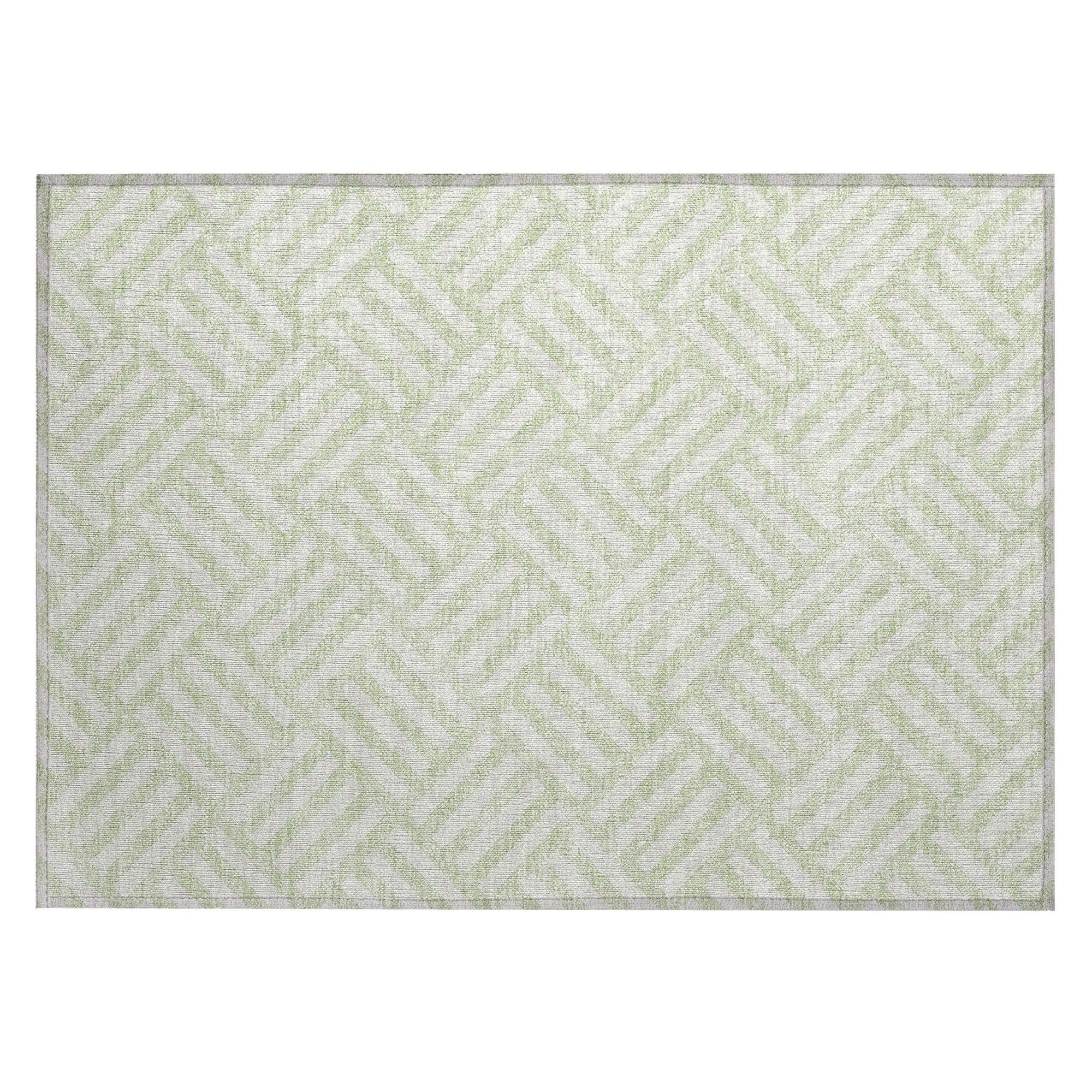 Machine Made ACN620 Mint Green Rugs #color_mint green