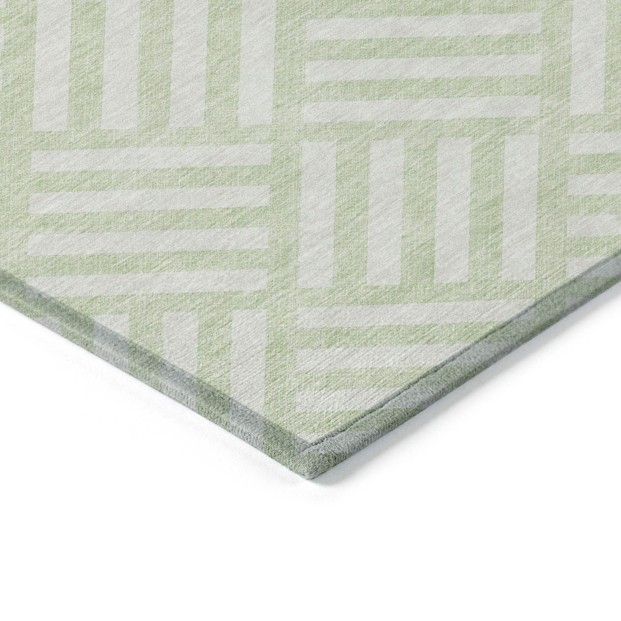 Machine Made ACN620 Mint Green Rugs #color_mint green