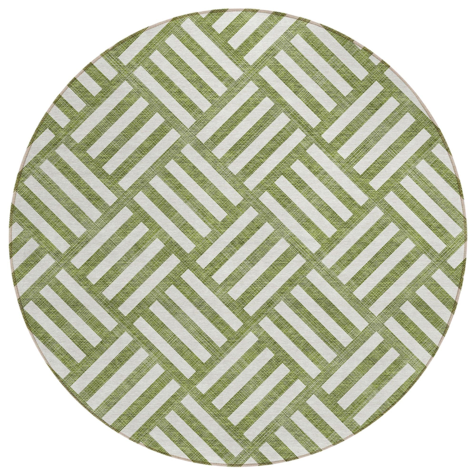 Machine Made ACN620 Olive Green Rugs #color_olive green