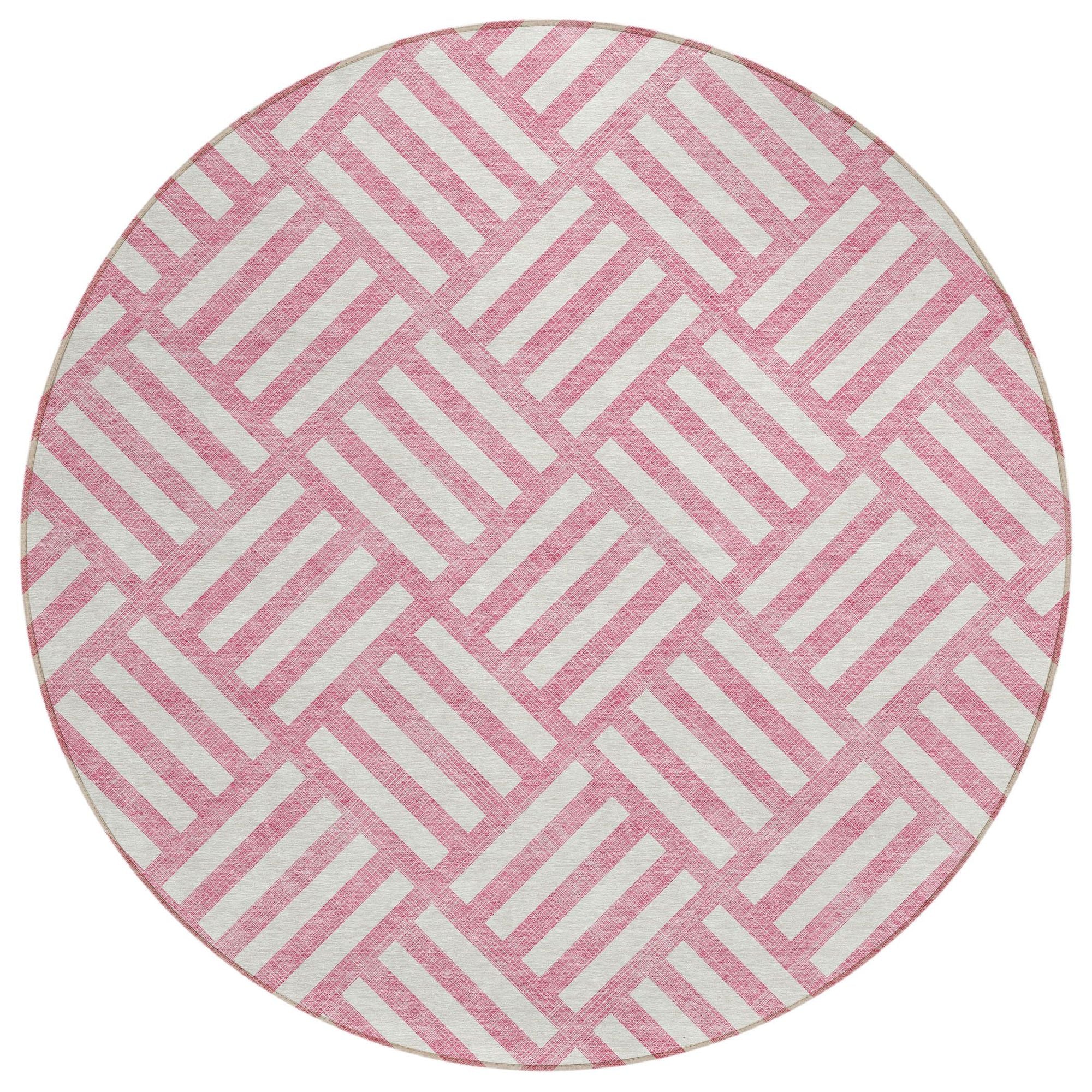 Machine Made ACN620 Pink  Rugs #color_pink 