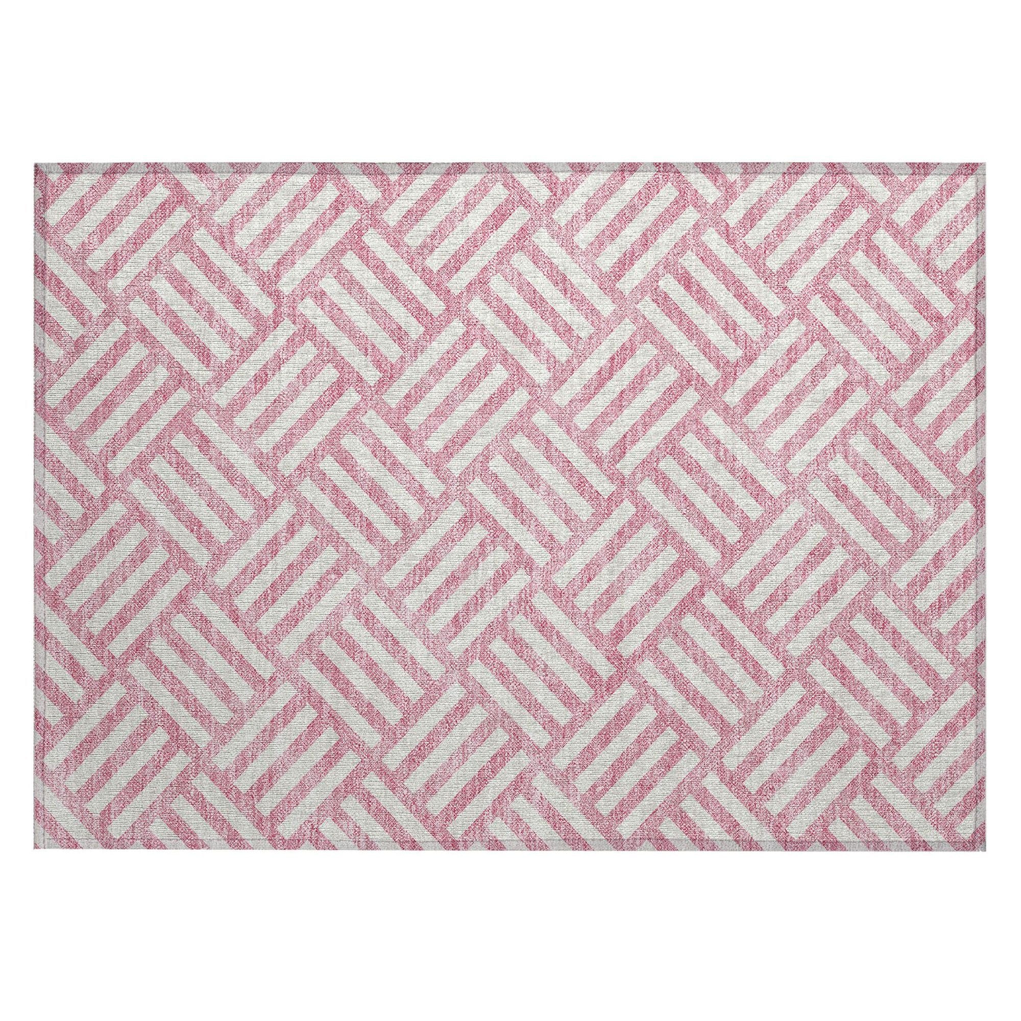 Machine Made ACN620 Pink  Rugs #color_pink 