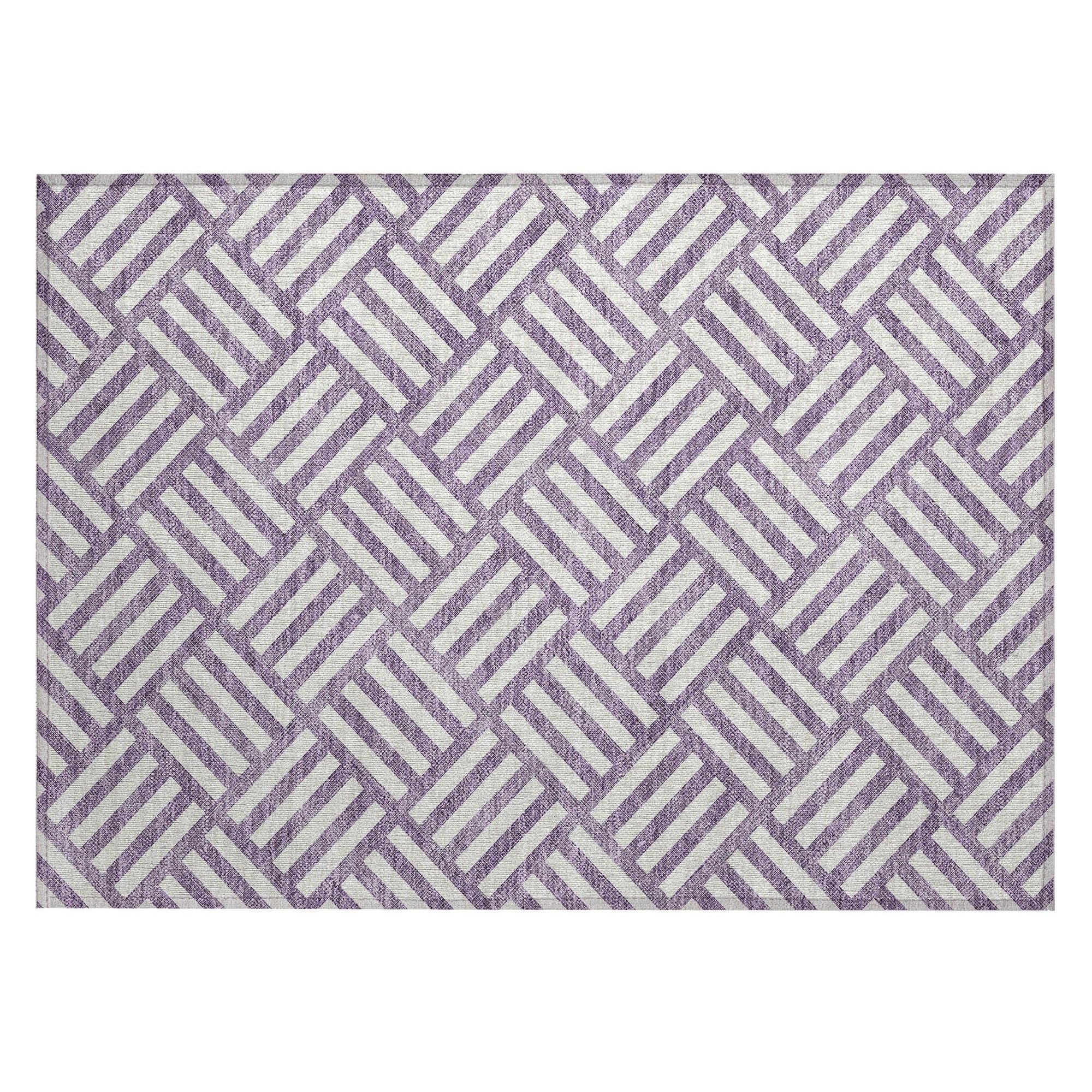 Machine Made ACN620 Purple  Rugs #color_purple 