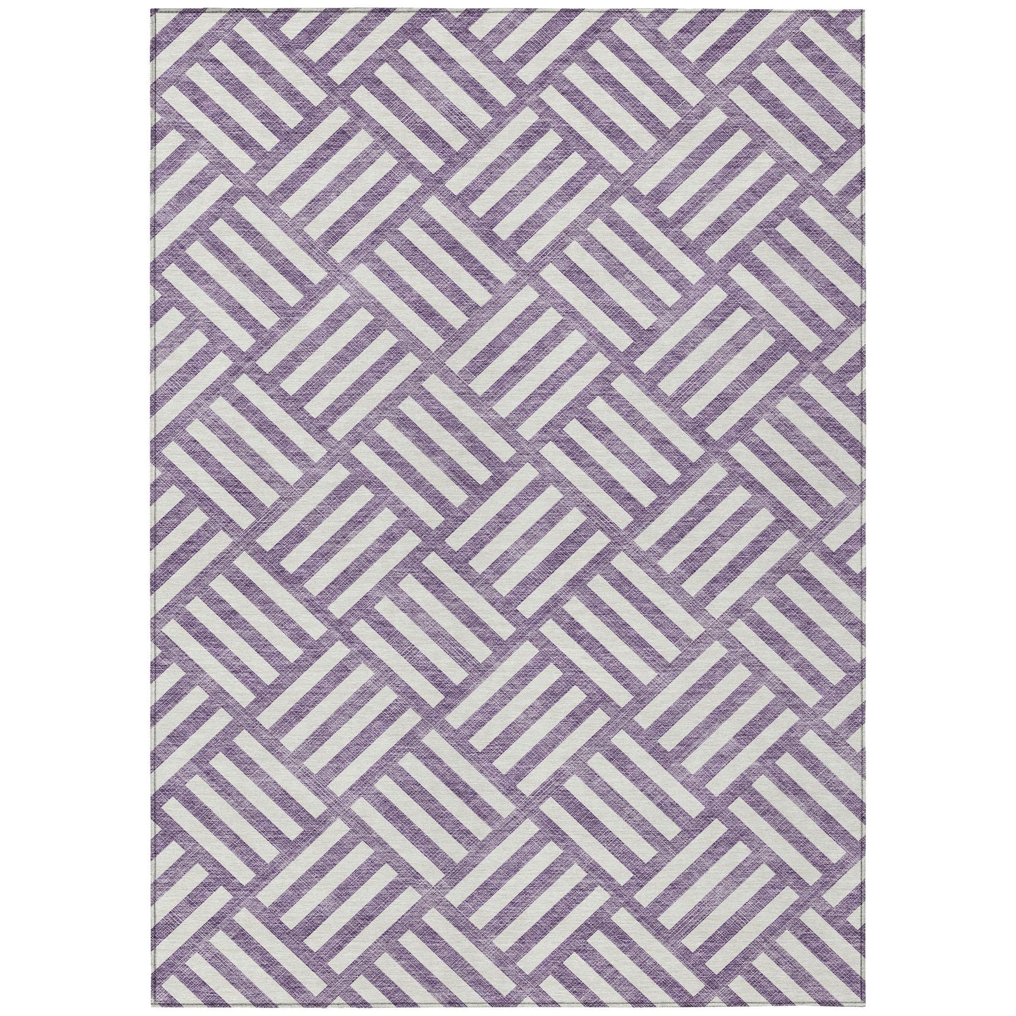 Machine Made ACN620 Purple  Rugs #color_purple 