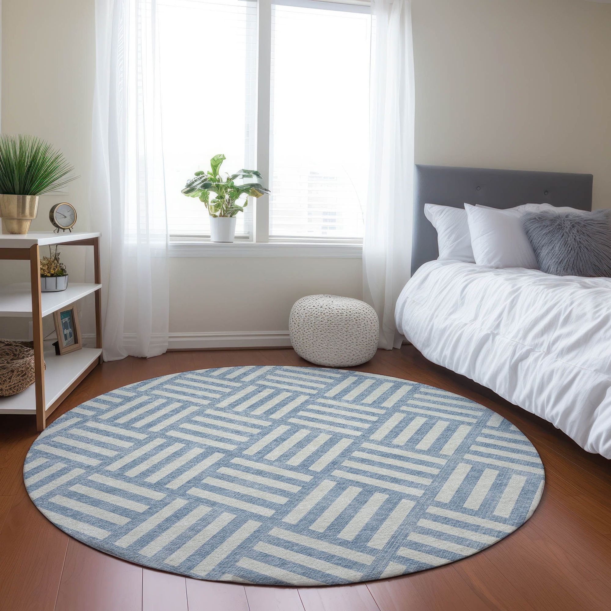 Machine Made ACN620 Sky Blue Rugs #color_sky blue