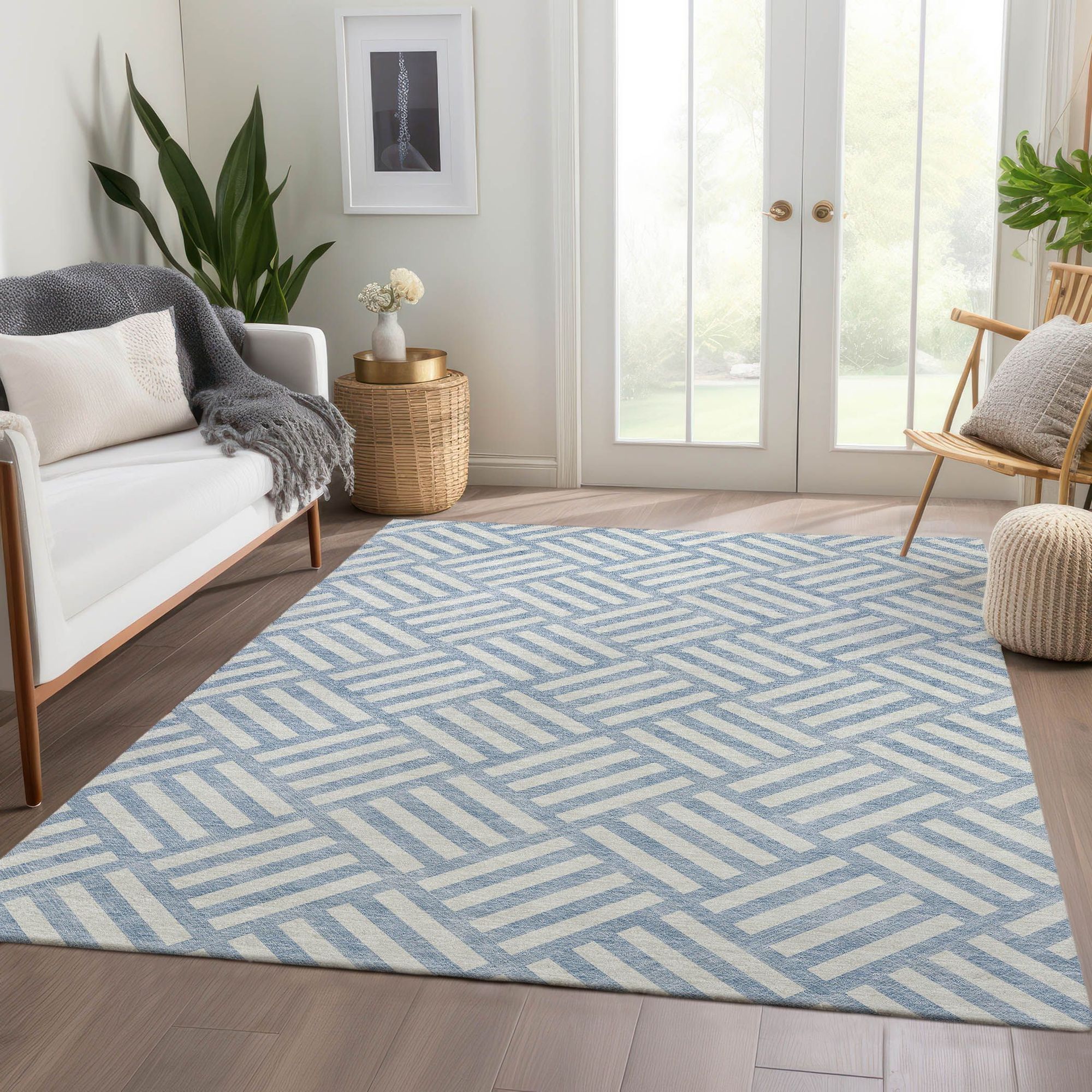 Machine Made ACN620 Sky Blue Rugs #color_sky blue