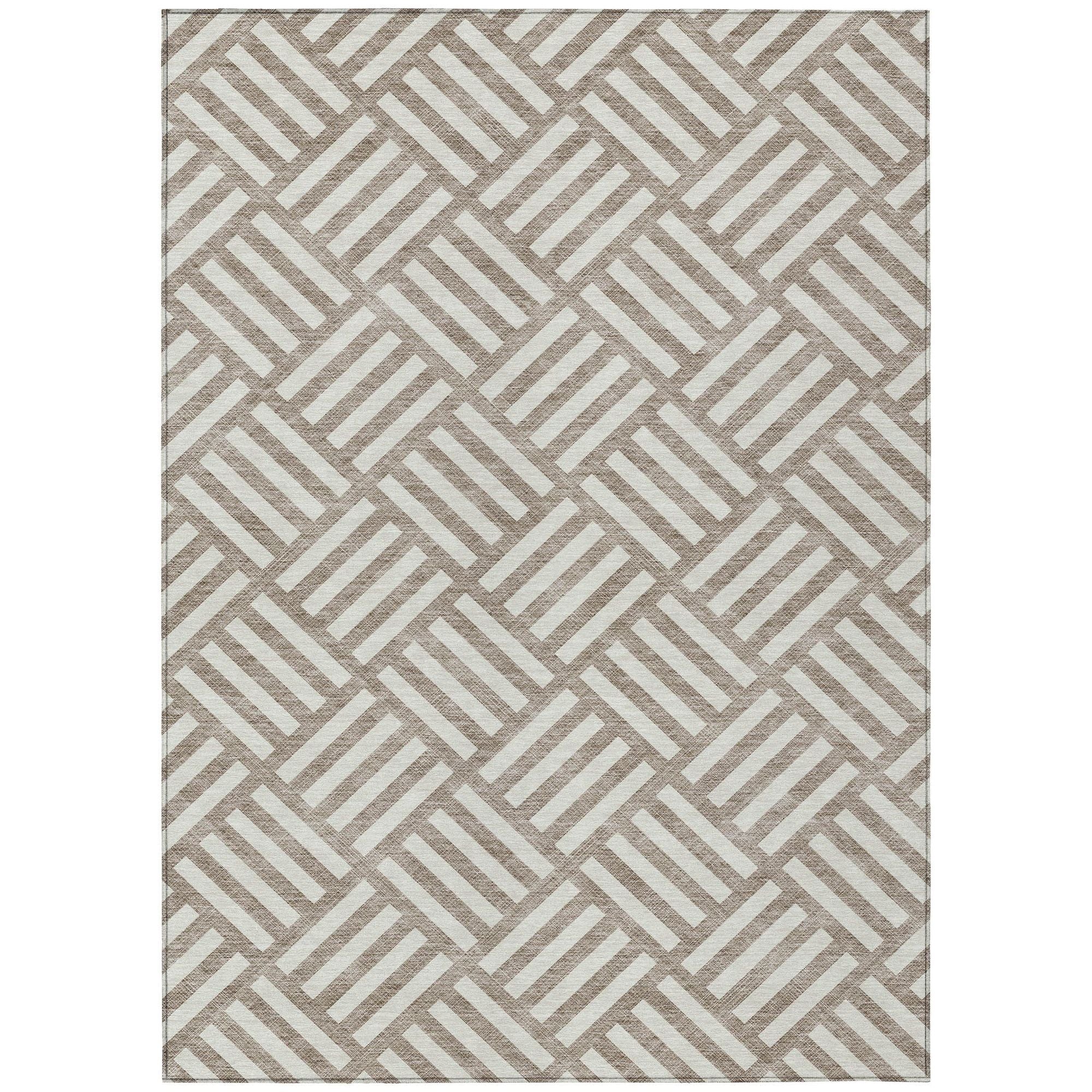 Machine Made ACN620 Taupe Brown Rugs #color_taupe brown