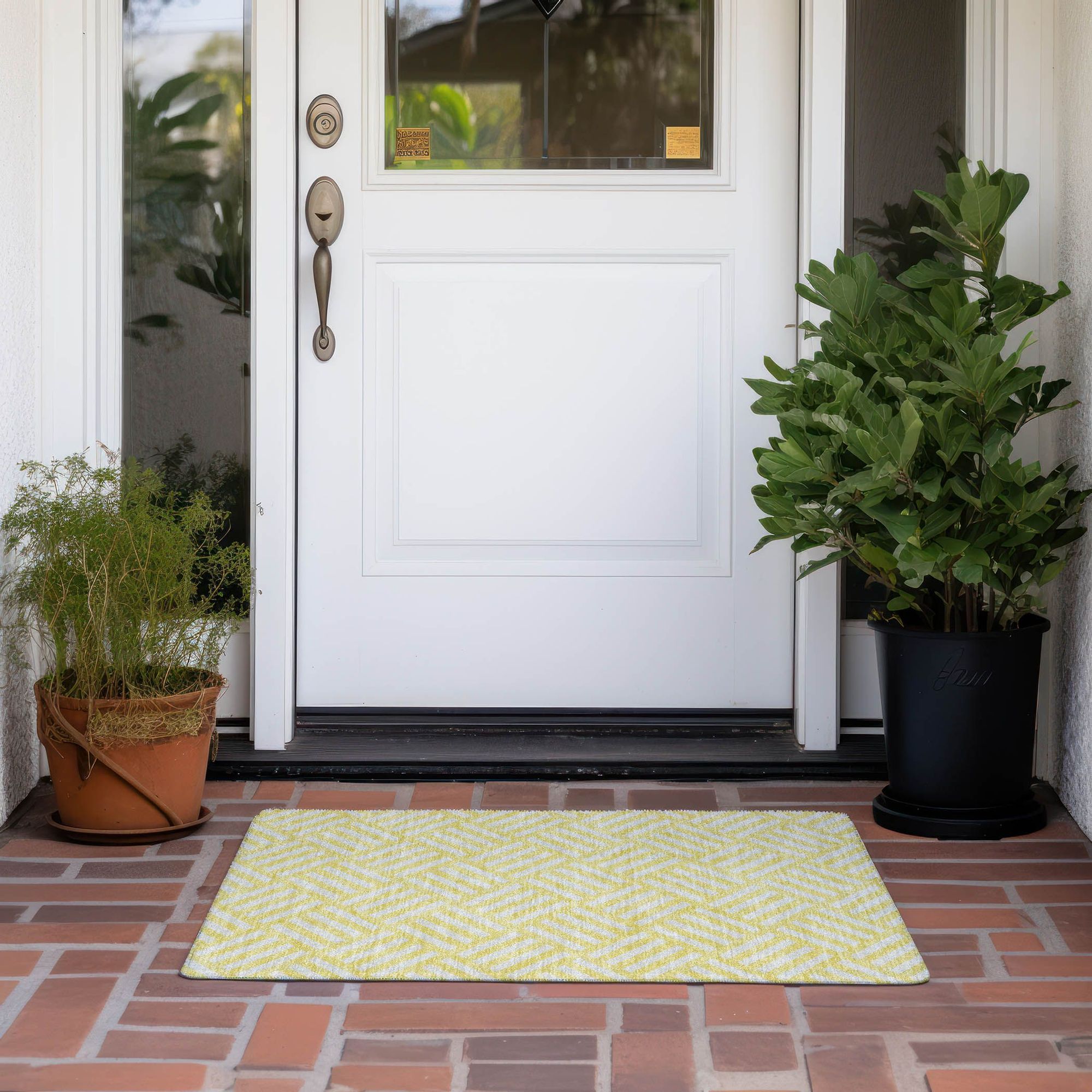 Machine Made ACN620 Yellow Gold Rugs #color_yellow gold