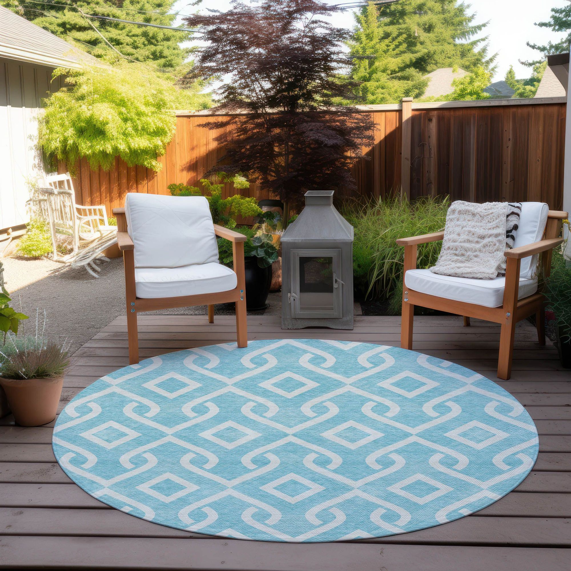 Machine Made ACN621 Aqua Teal Rugs #color_aqua teal