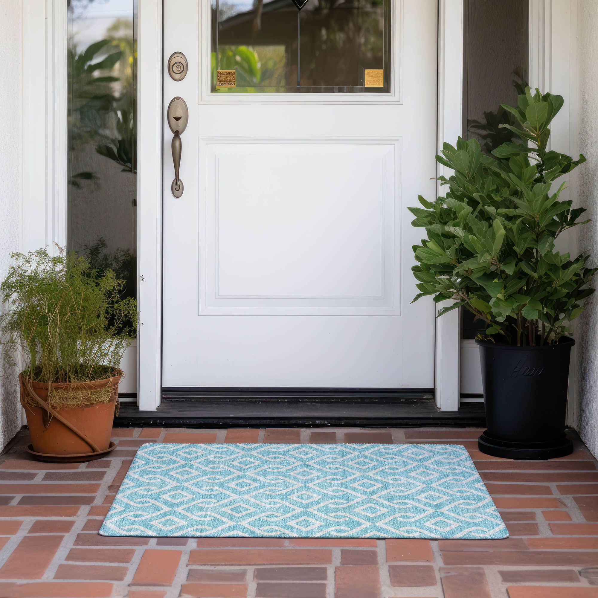 Machine Made ACN621 Aqua Teal Rugs #color_aqua teal